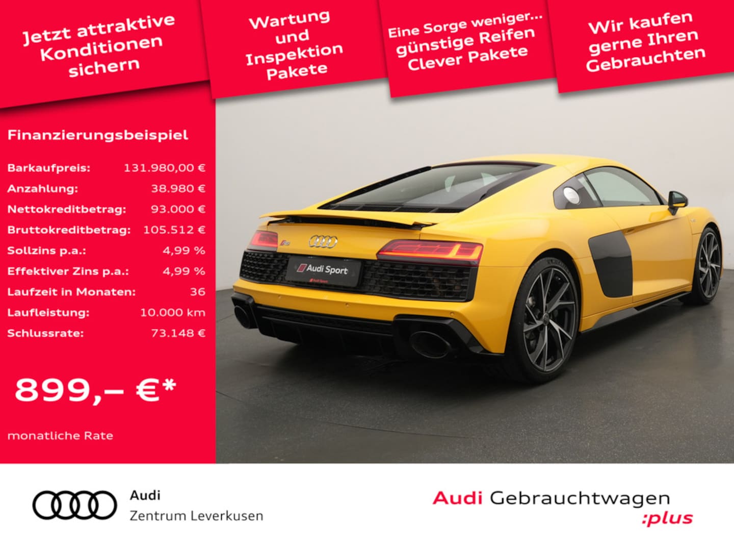Bild über Audi R8 Coupé FSI S tronic - für weitere Informationen kontaktieren Sie den Audi Partner