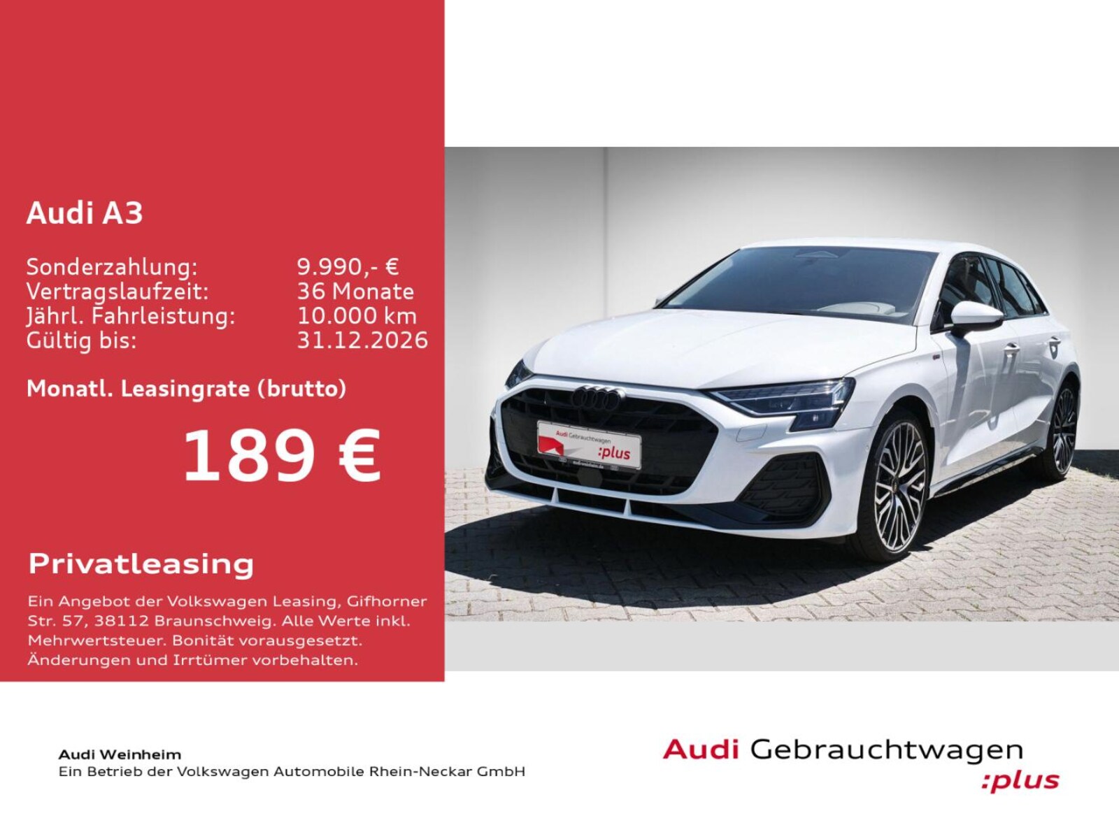 Audi A3 Sportback – Bild 2