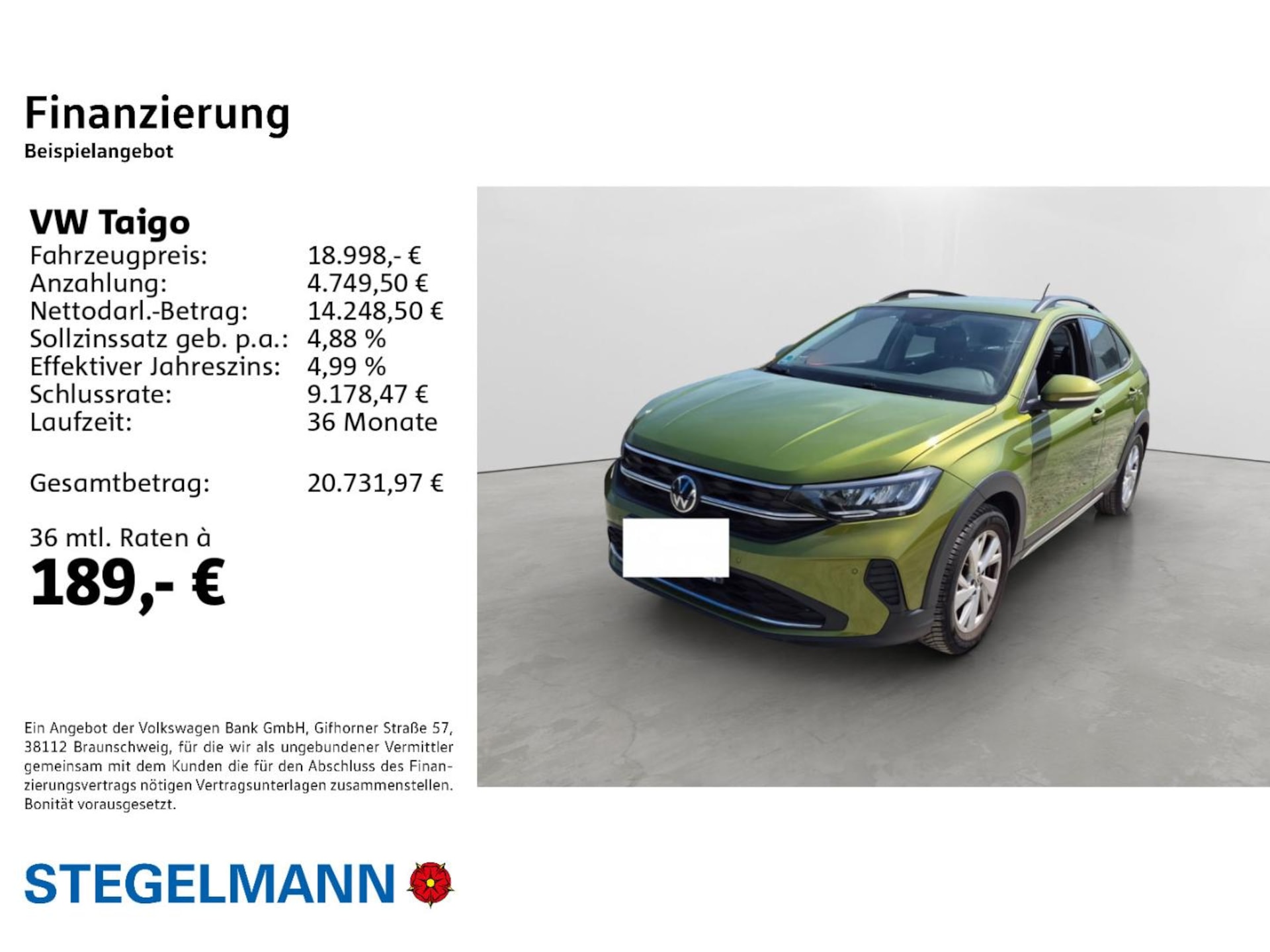 Volkswagen Taigo Life
