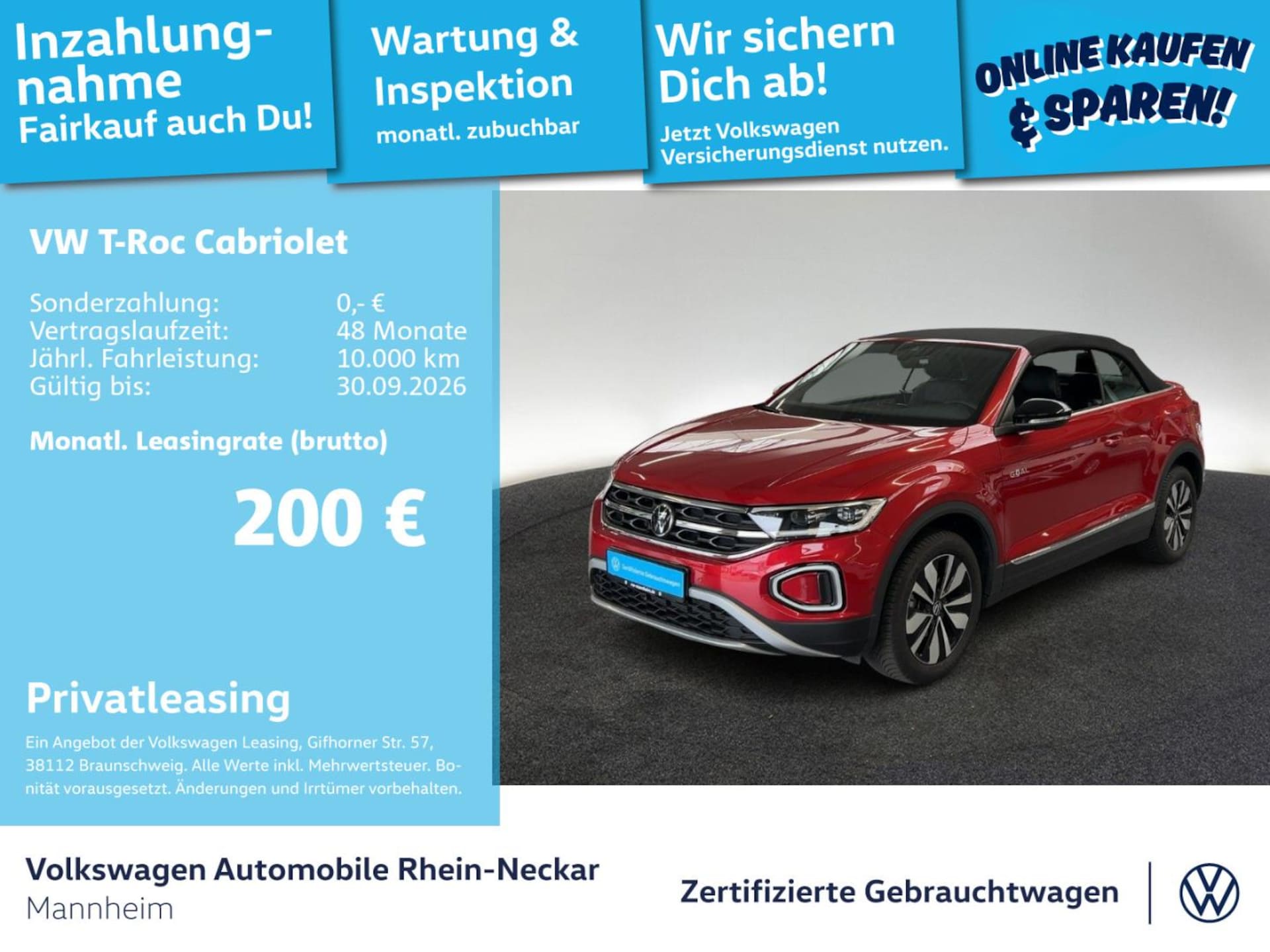 Volkswagen T-Roc Cabriolet Style