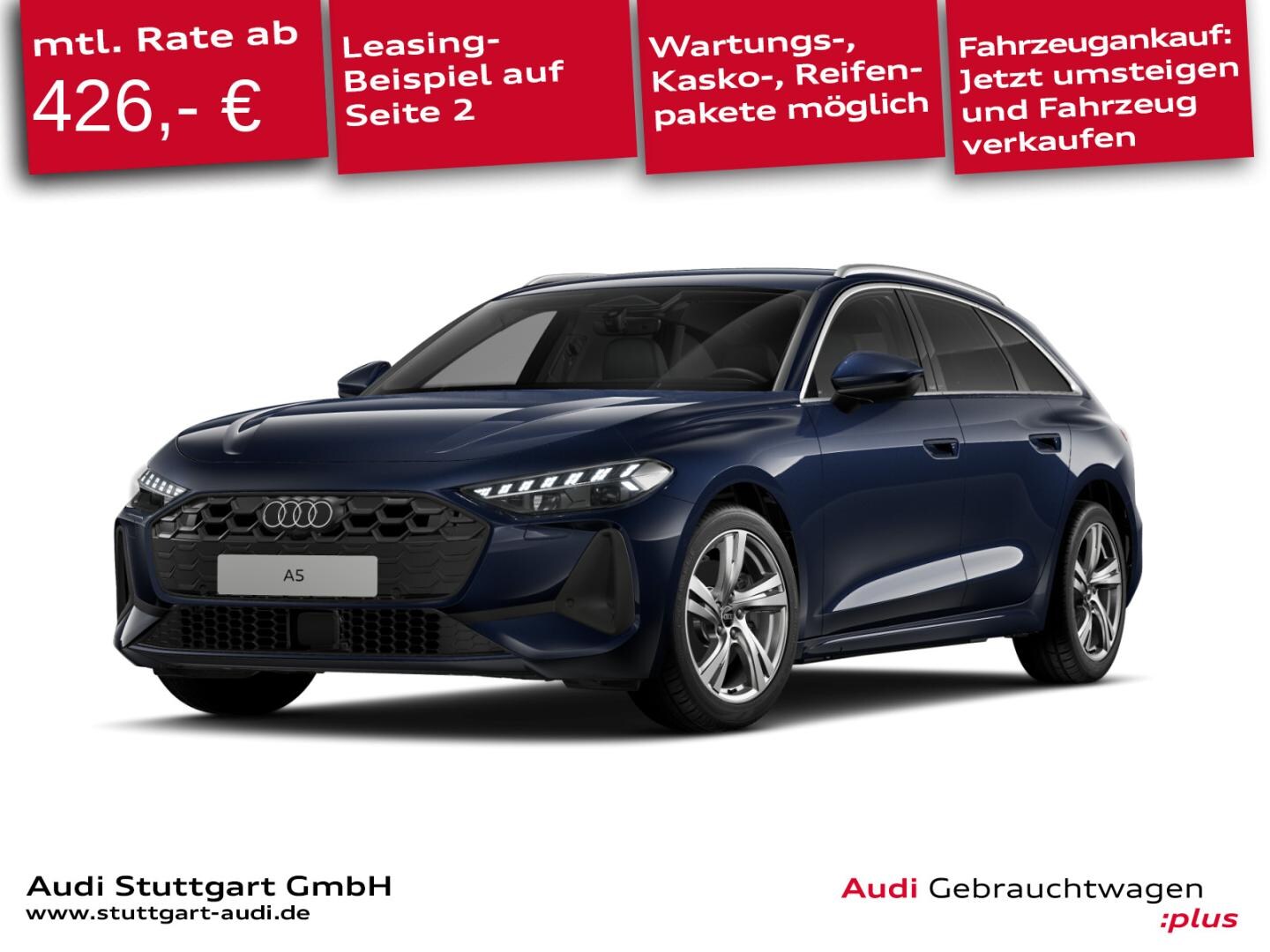 Bild über Audi A5 Avant TFSI S tronic - für weitere Informationen kontaktieren Sie den Audi Partner