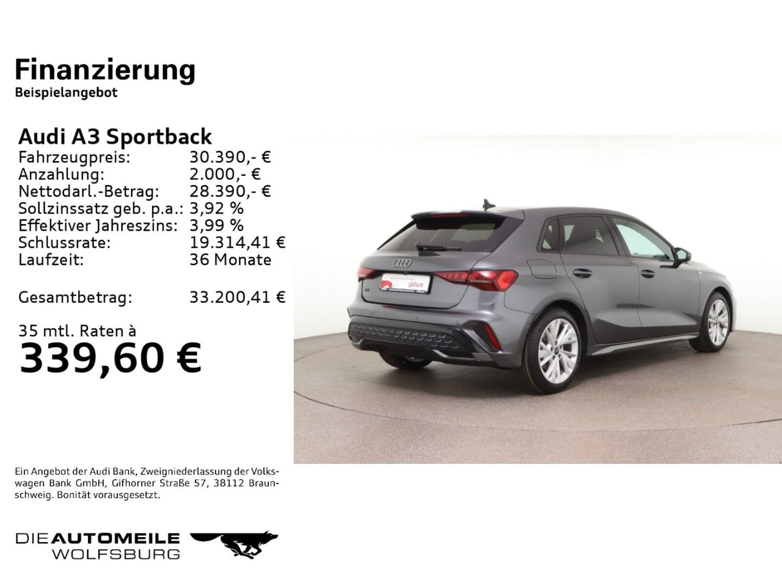 Audi A3 Sportback – Bild 2