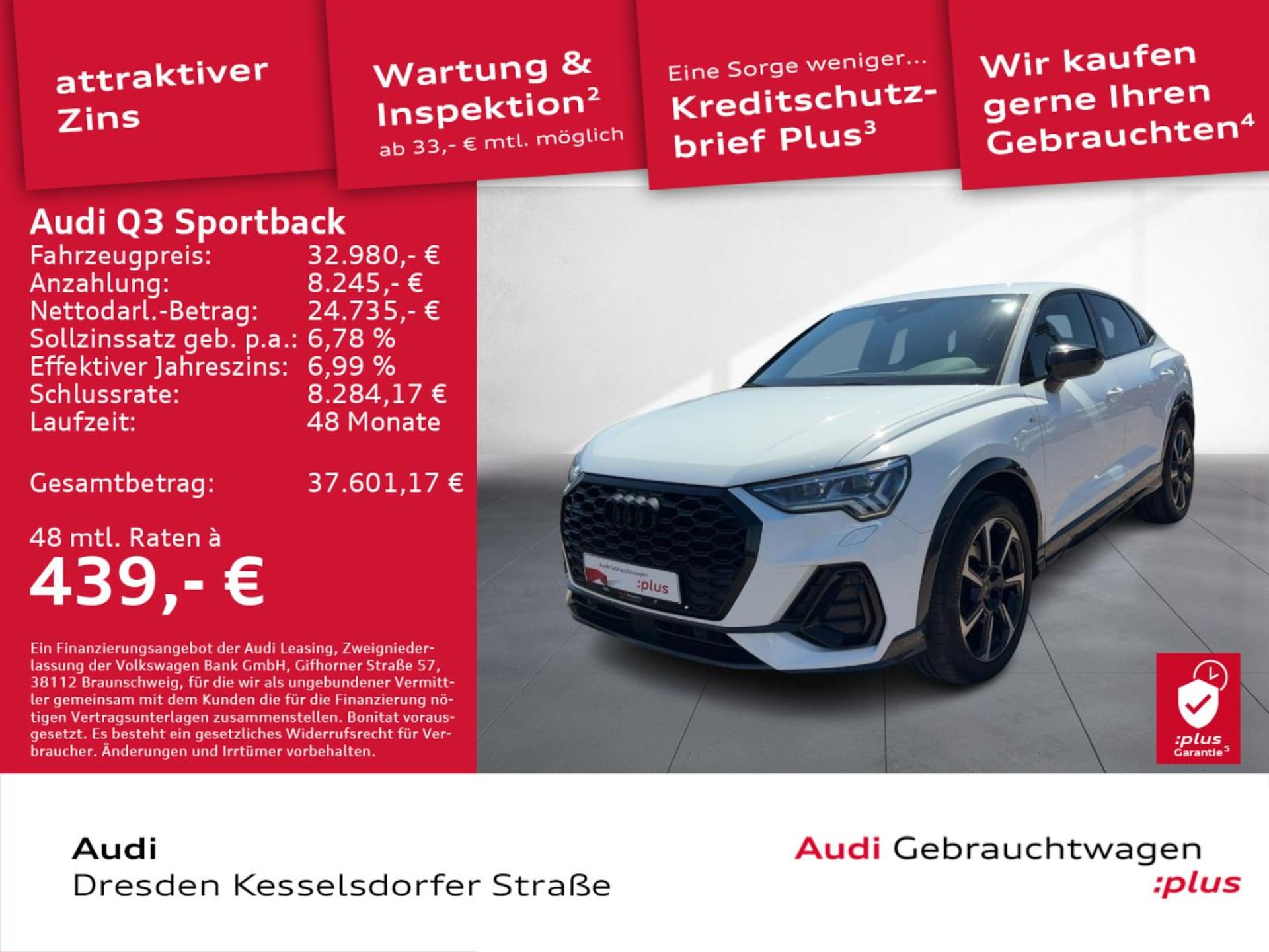 Audi Q3 Sportback S line