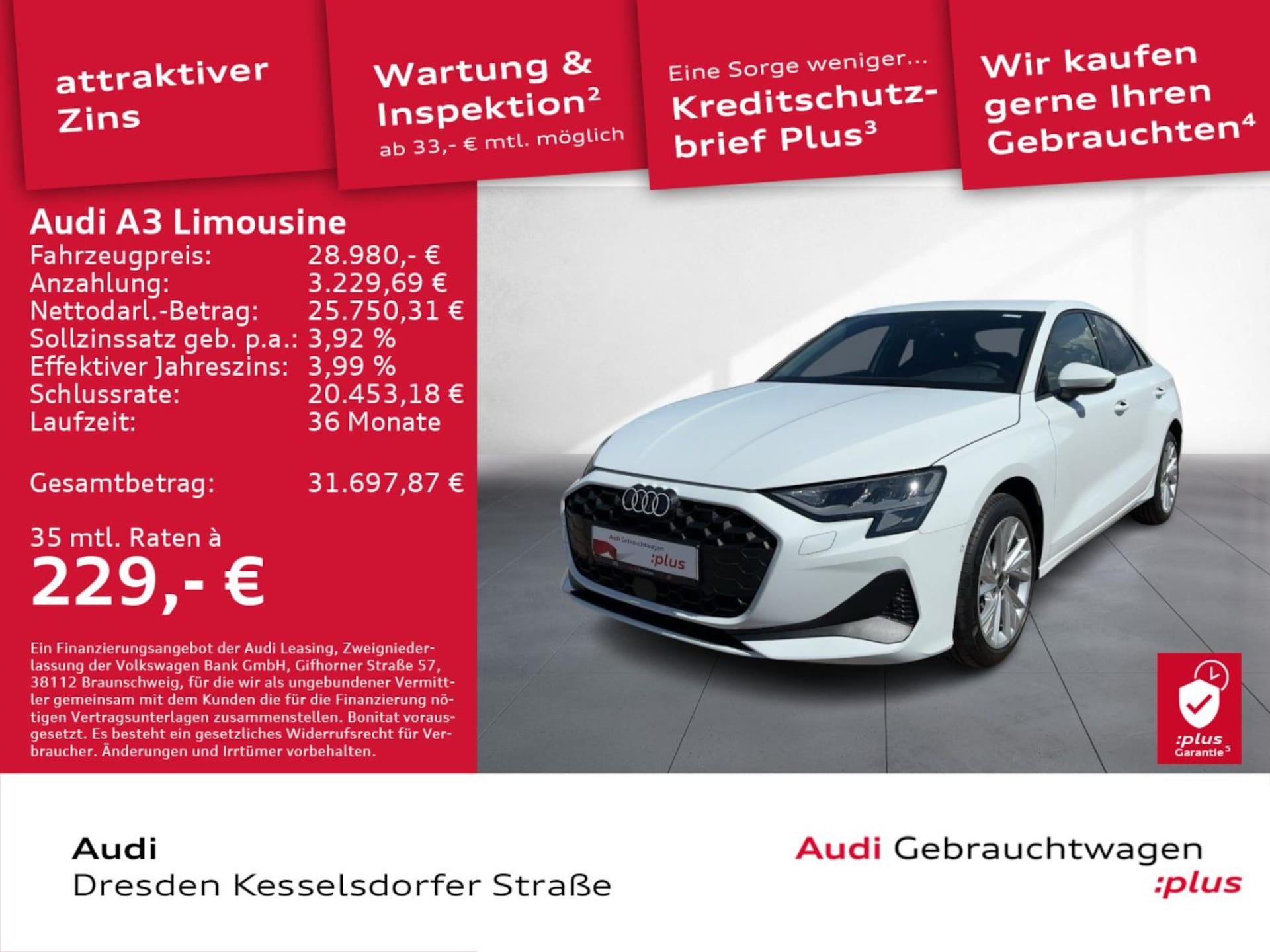 Audi A3 Limousine