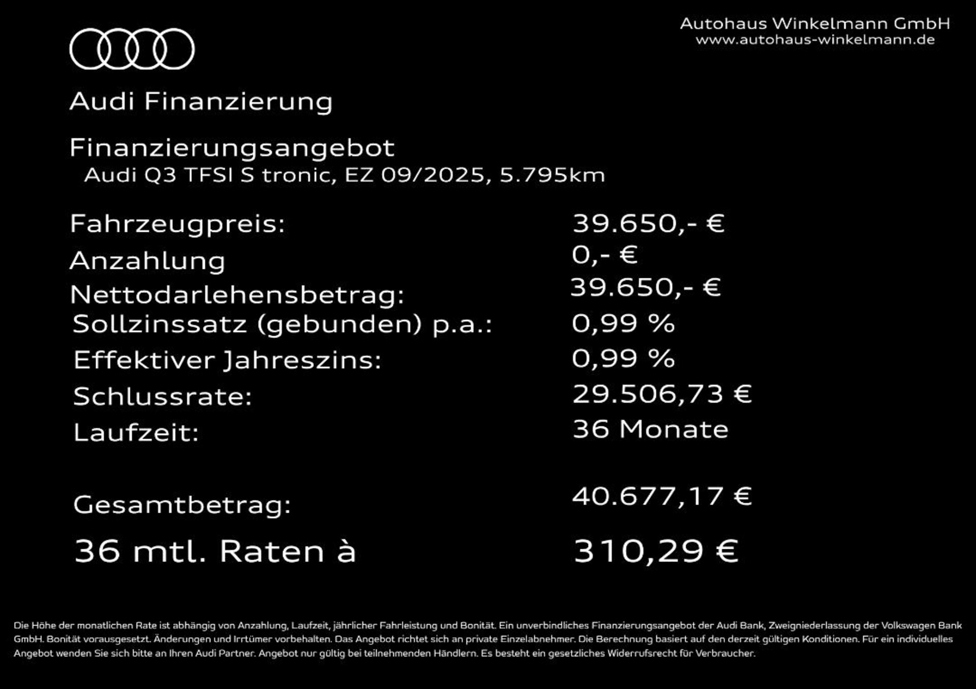 Audi Q3 SUV