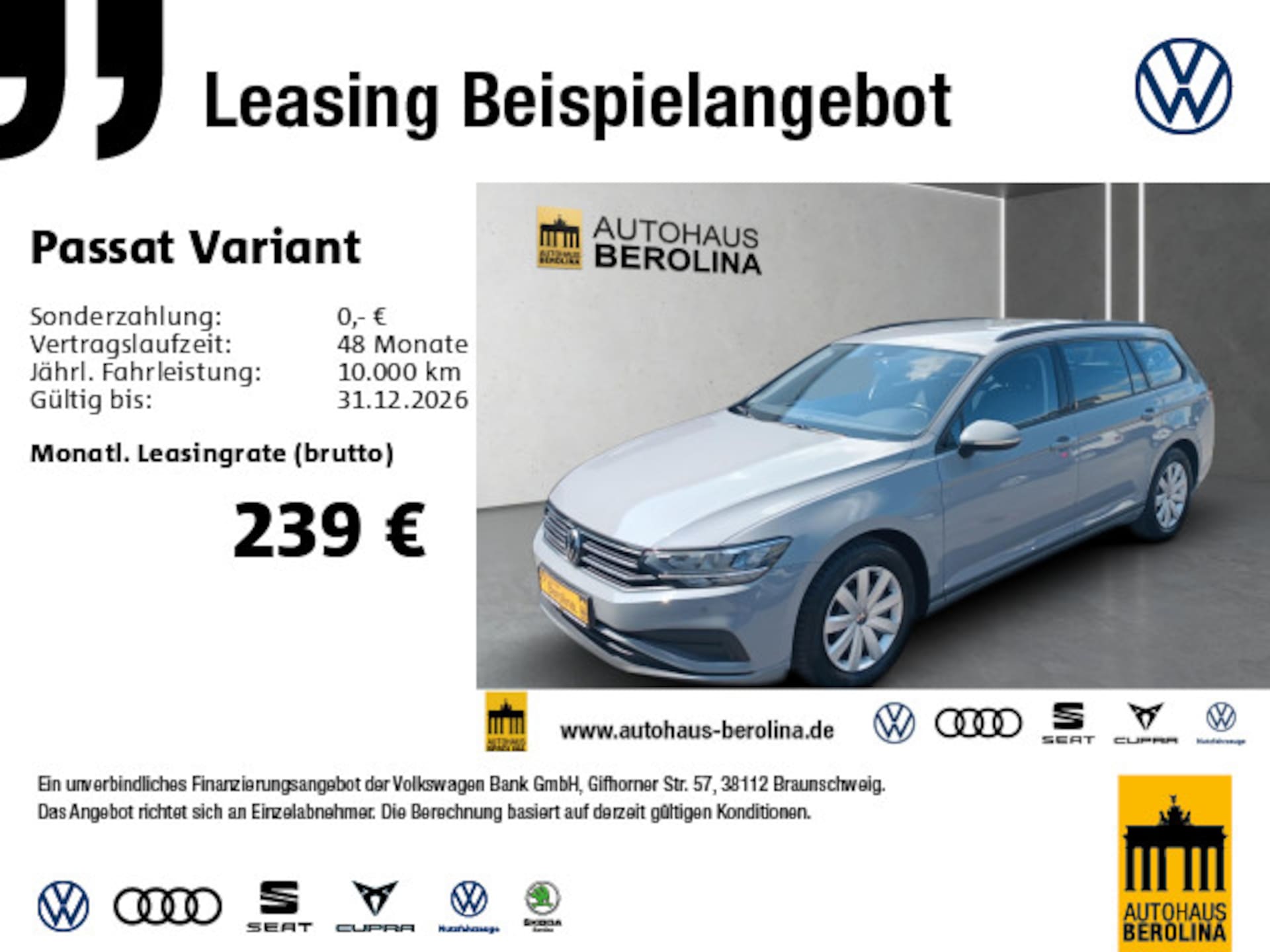 Volkswagen Passat Variant Conceptline