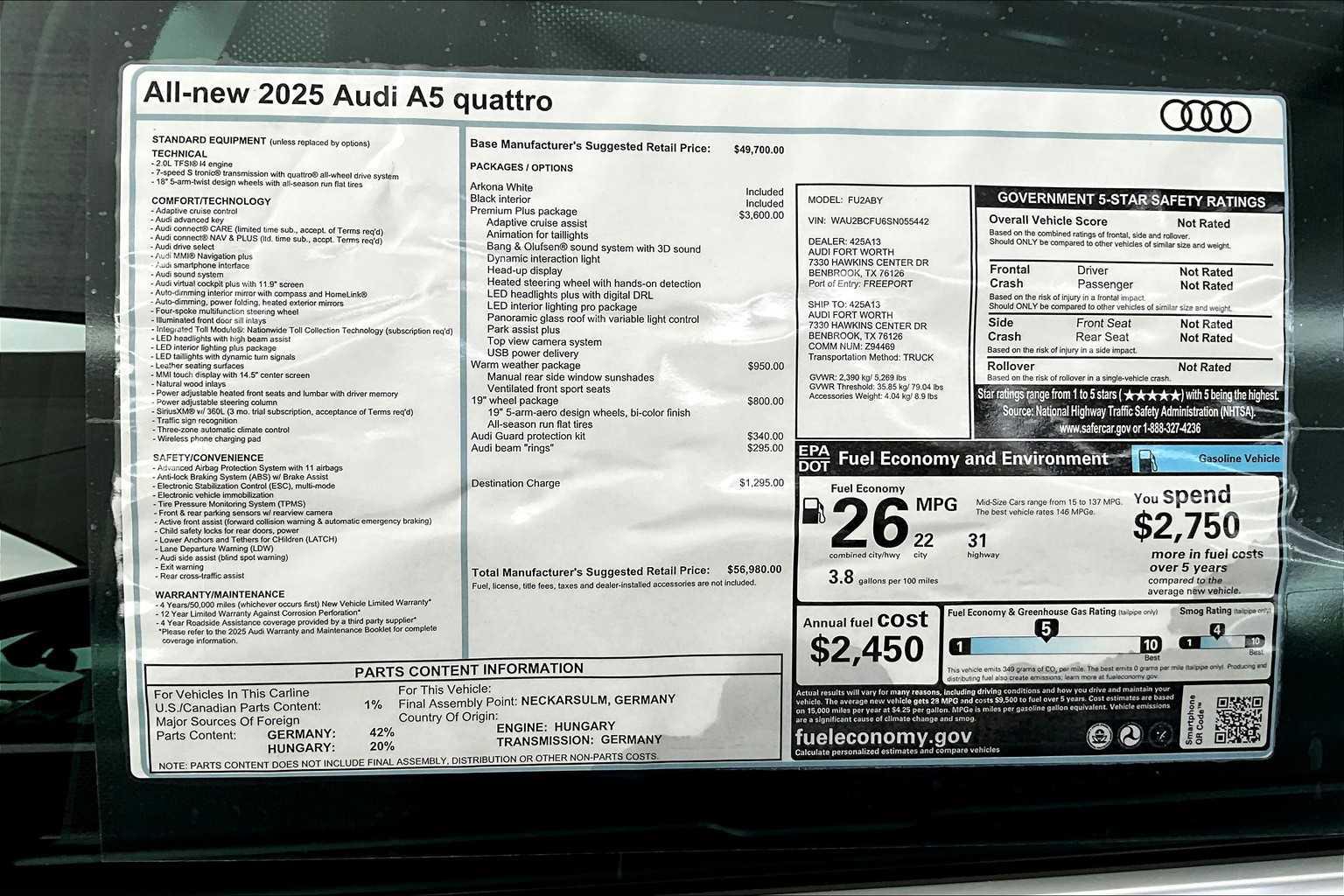 2025 Audi A5 Premium Plus - Photo 16