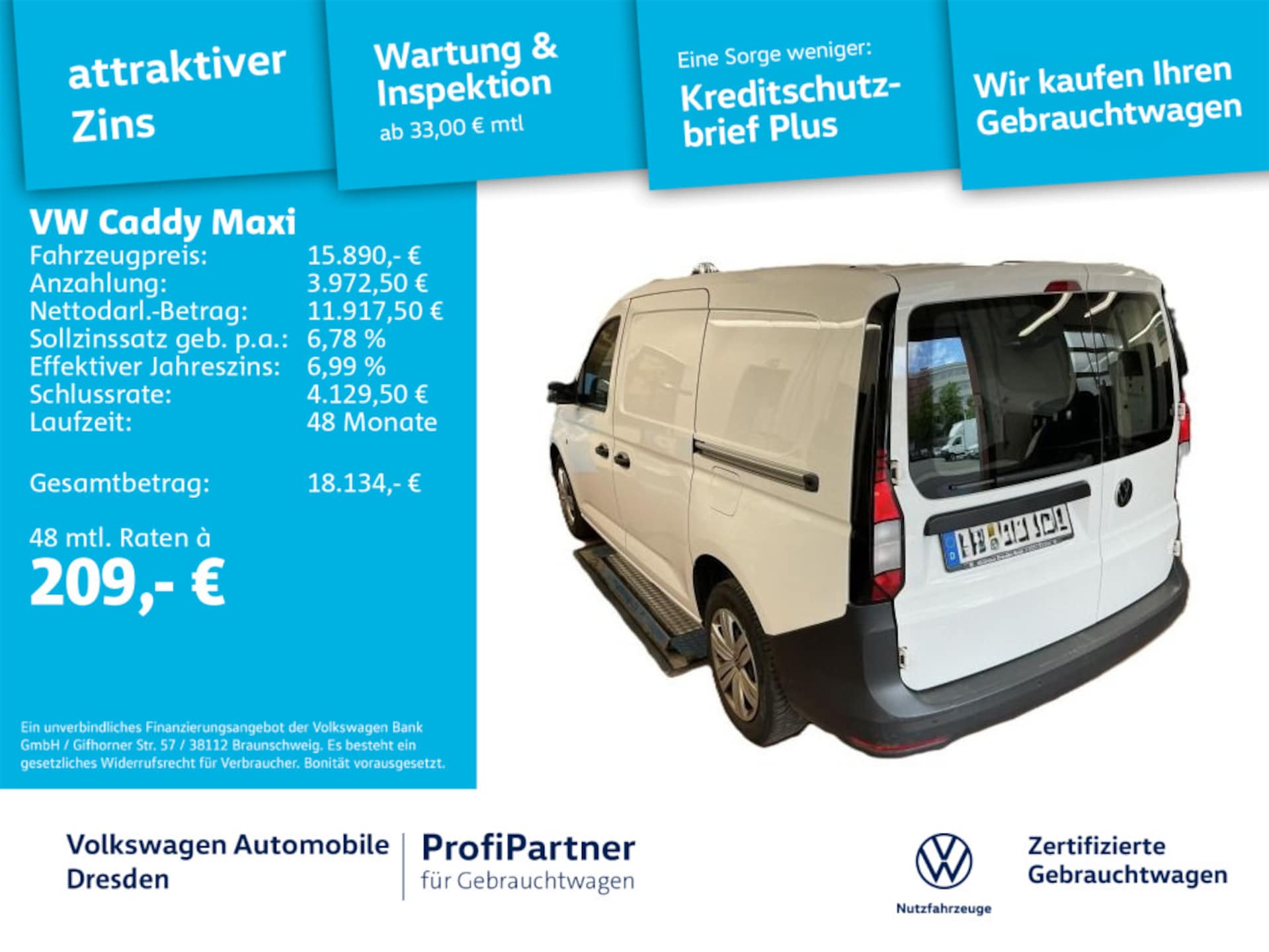 Volkswagen Caddy Maxi Cargo EcoProfi