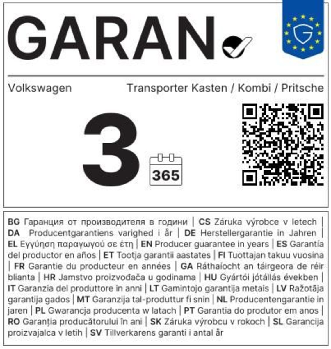 Volkswagen Transporter Kasten kurzer Radstand – Bild 27