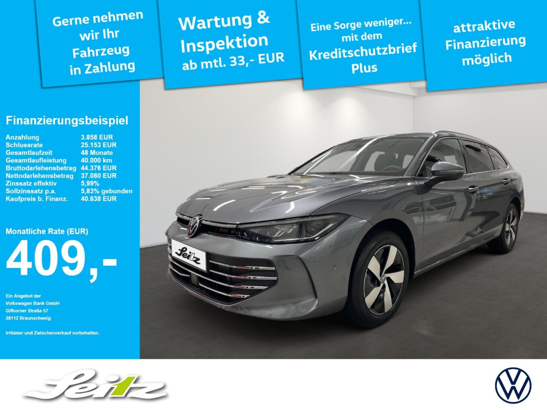 Volkswagen Passat — Volkswagen Passat 2.0 TDI Business *AHK*HEAD-UP*MATRIX*