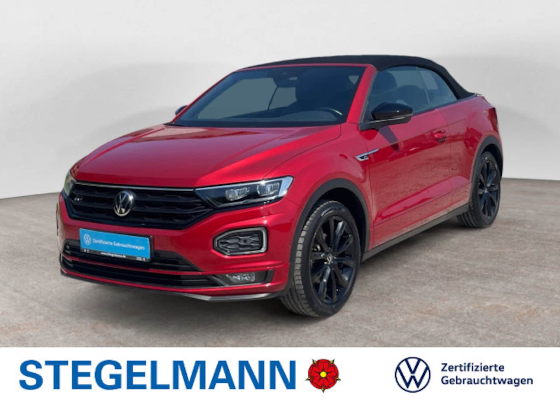 Volkswagen T-Roc Cabriolet 2021 — T-Roc Cabriolet 1.5 TSI DSG R-Line Black Style *LED*Navi*