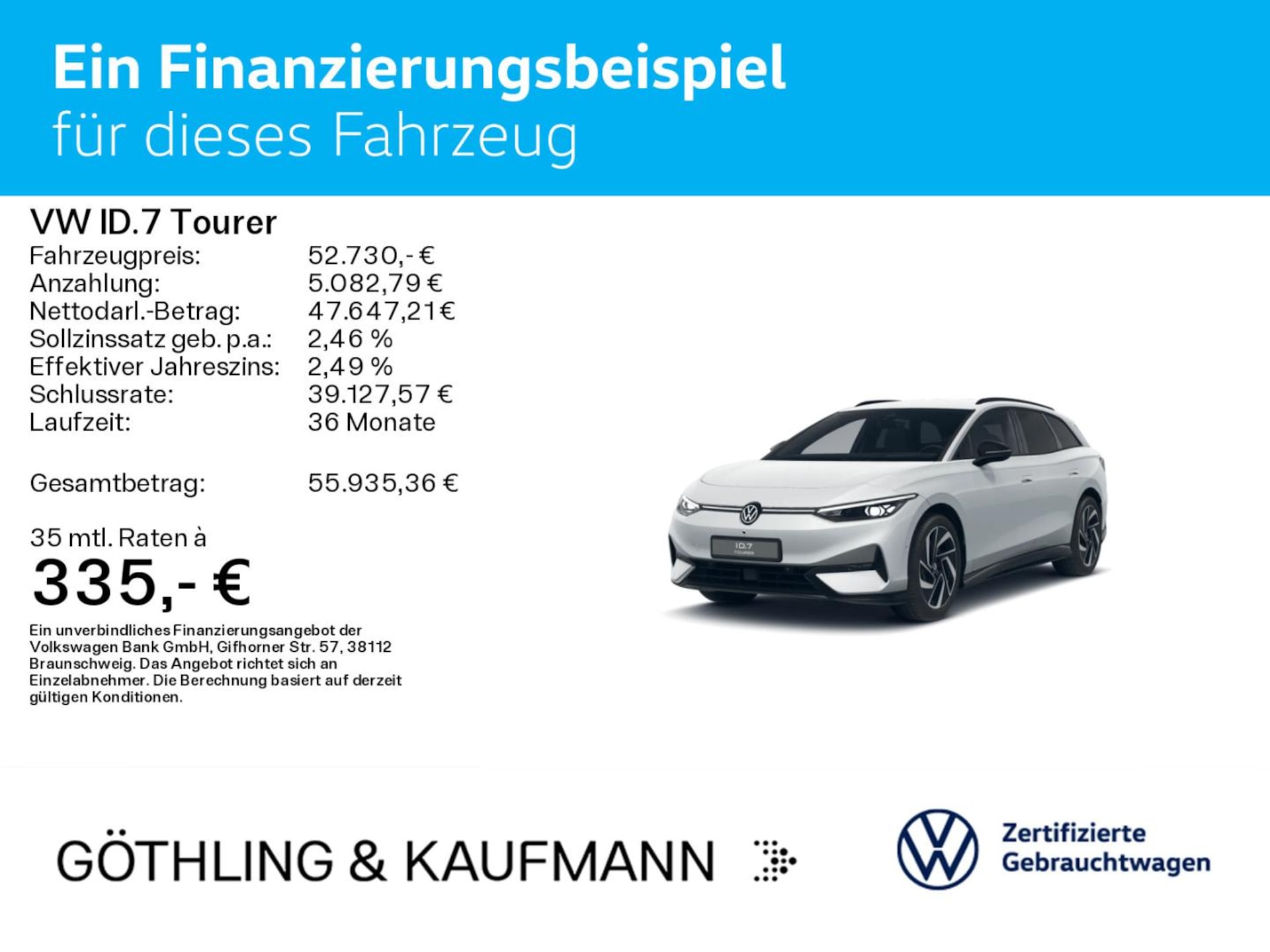 Volkswagen ID.7 Tourer Pro S