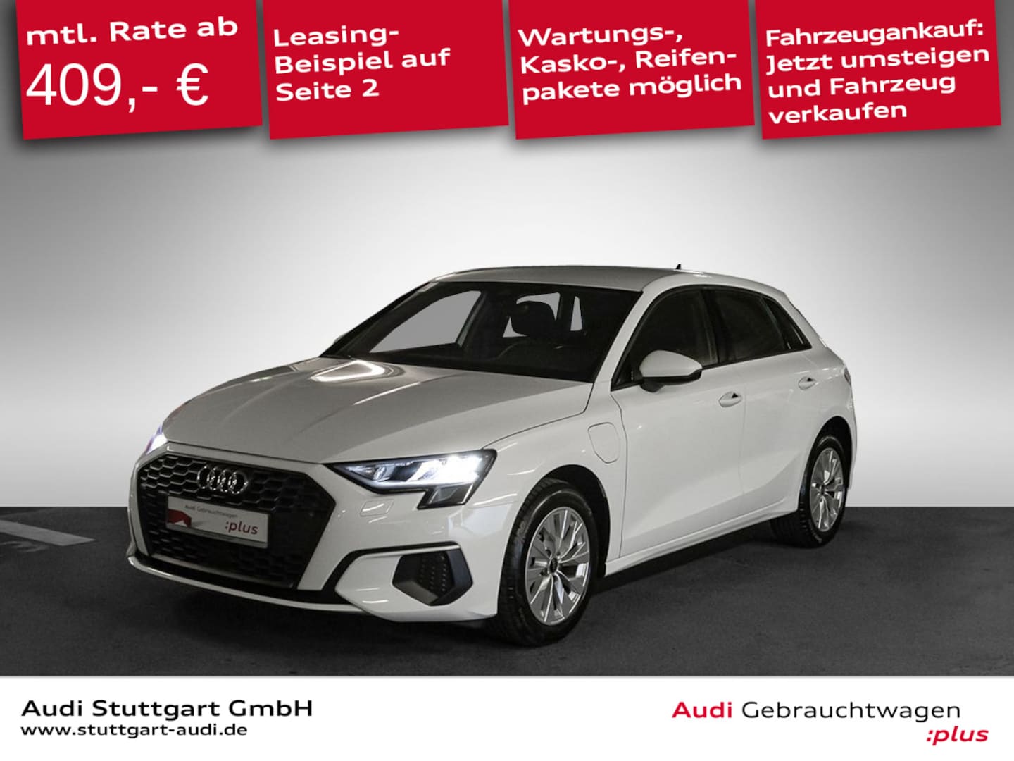 Bild über Audi A3 Sportback TFSI e 40 TFSI e S tronic - für weitere Informationen kontaktieren Sie den Audi Partner
