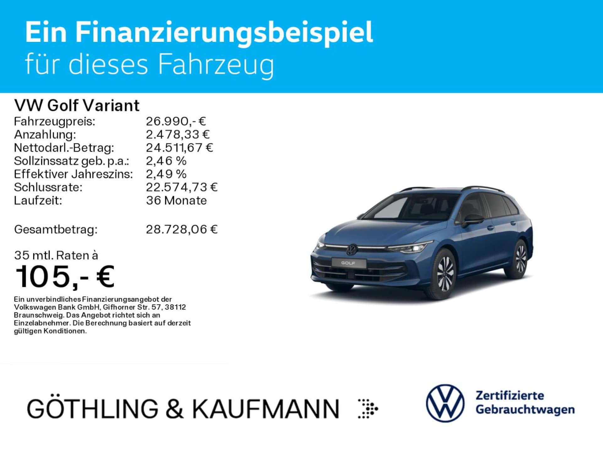 Volkswagen Golf Variant Goal