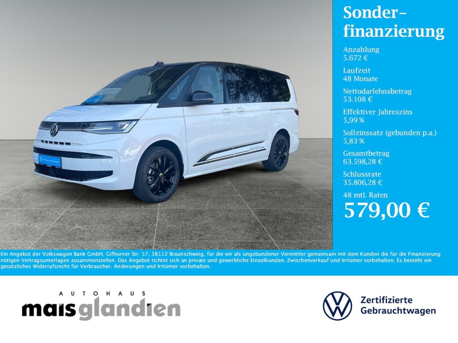 Volkswagen Multivan Langversion Life
