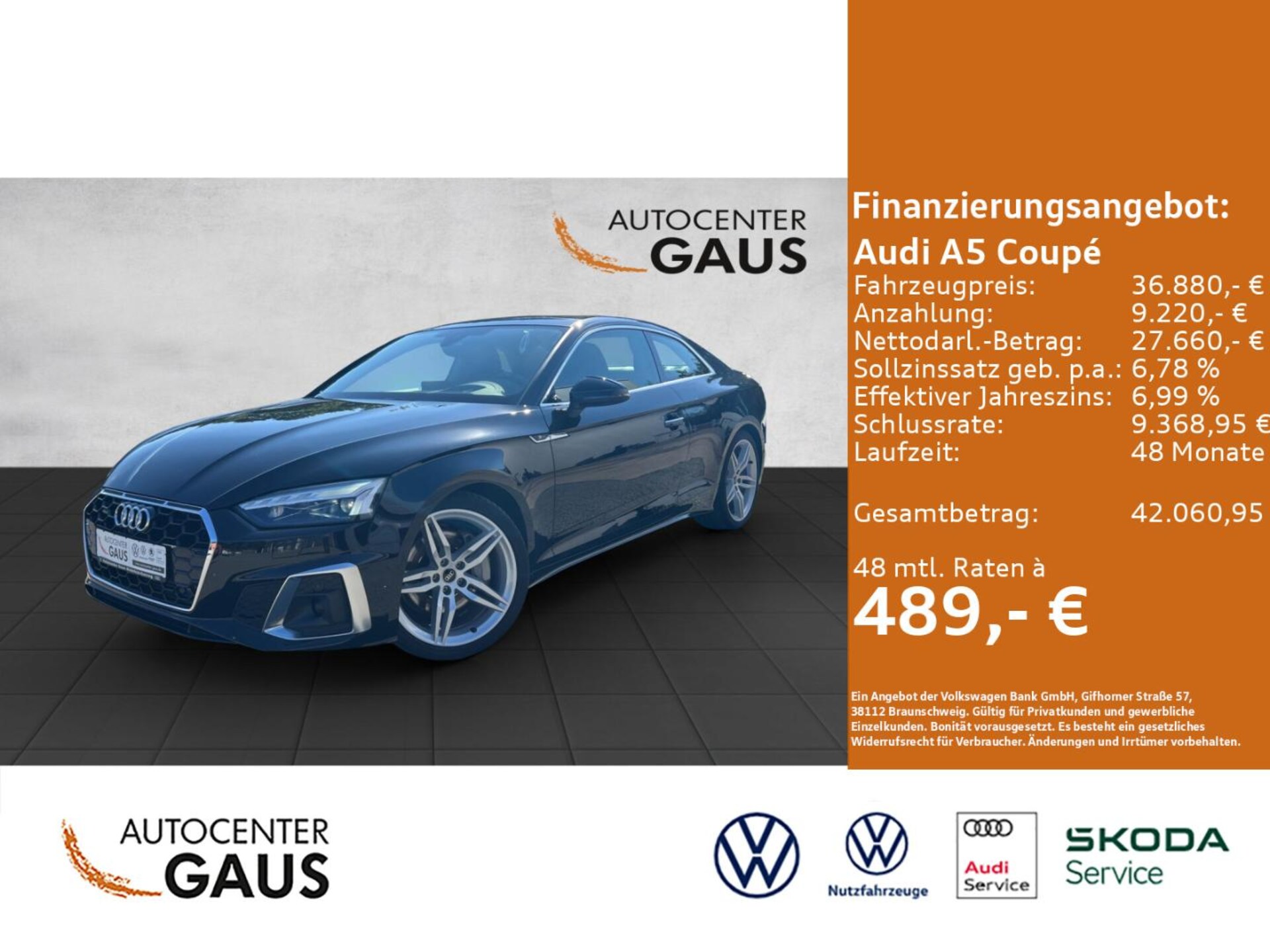 Audi A5 Coupé S line