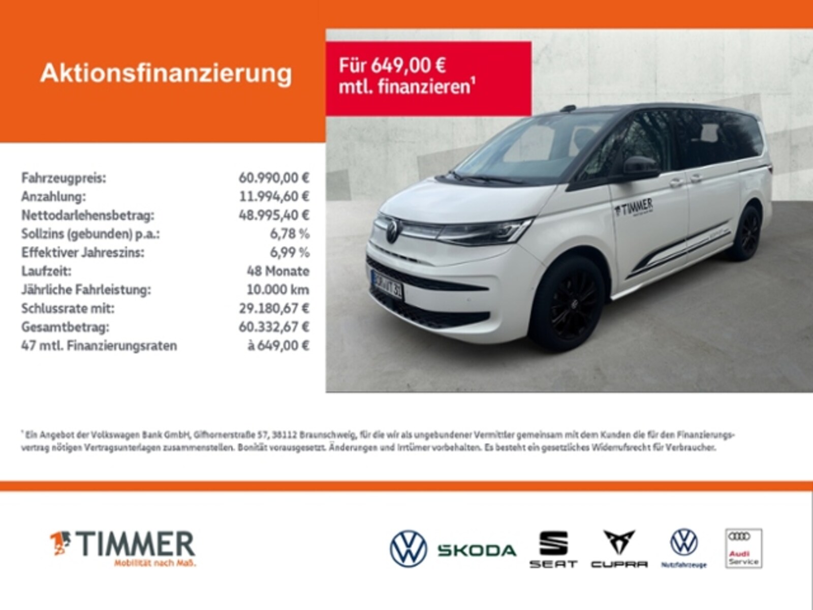 Volkswagen Multivan Langversion – Bild 2