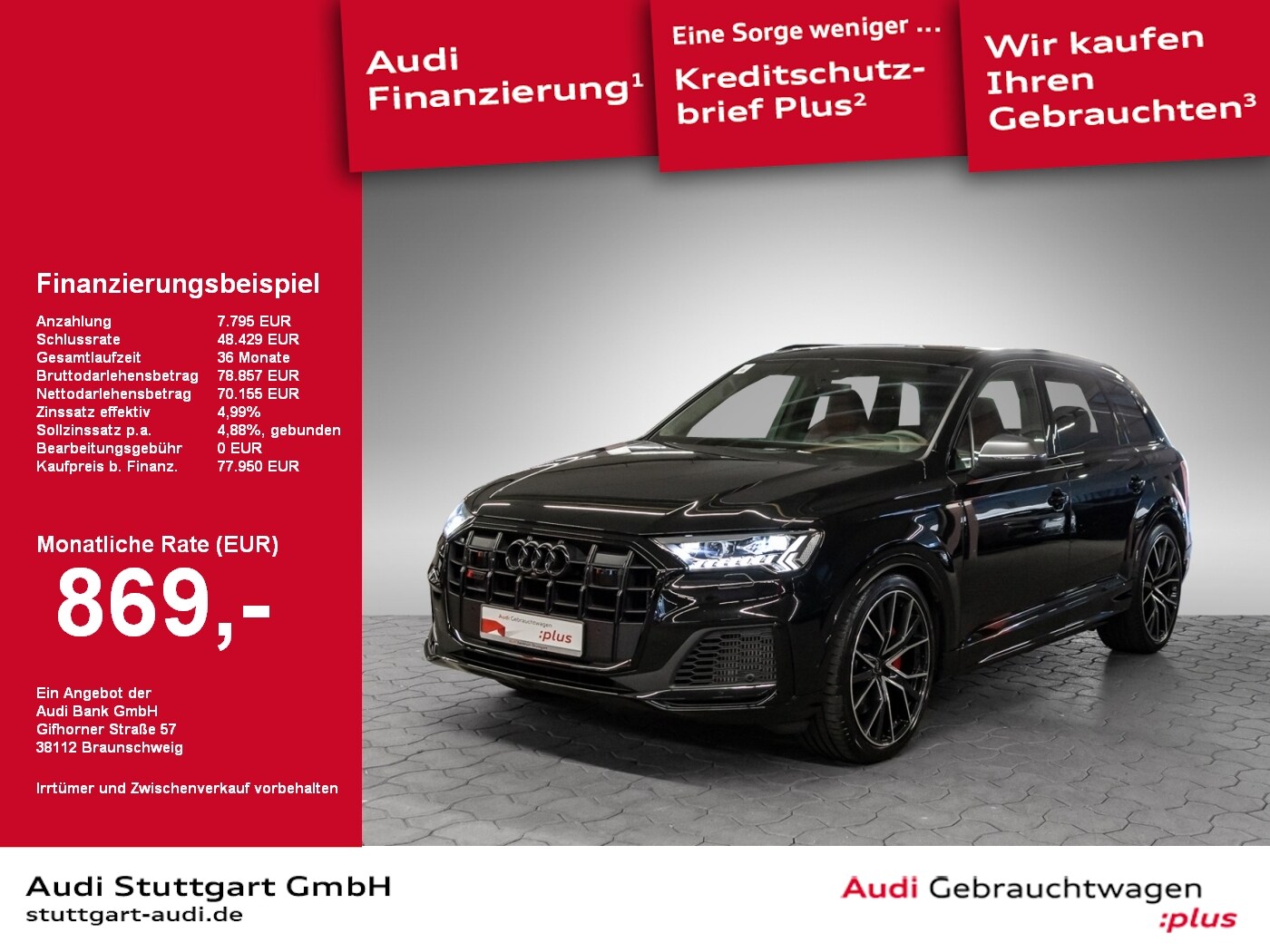 Image about Audi SQ7 TFSI quattro tiptronic