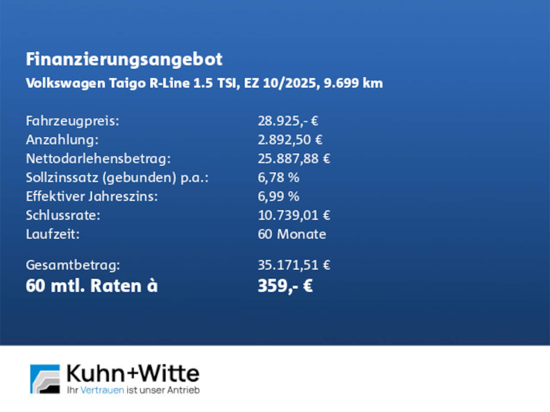 Volkswagen Taigo R-Line
