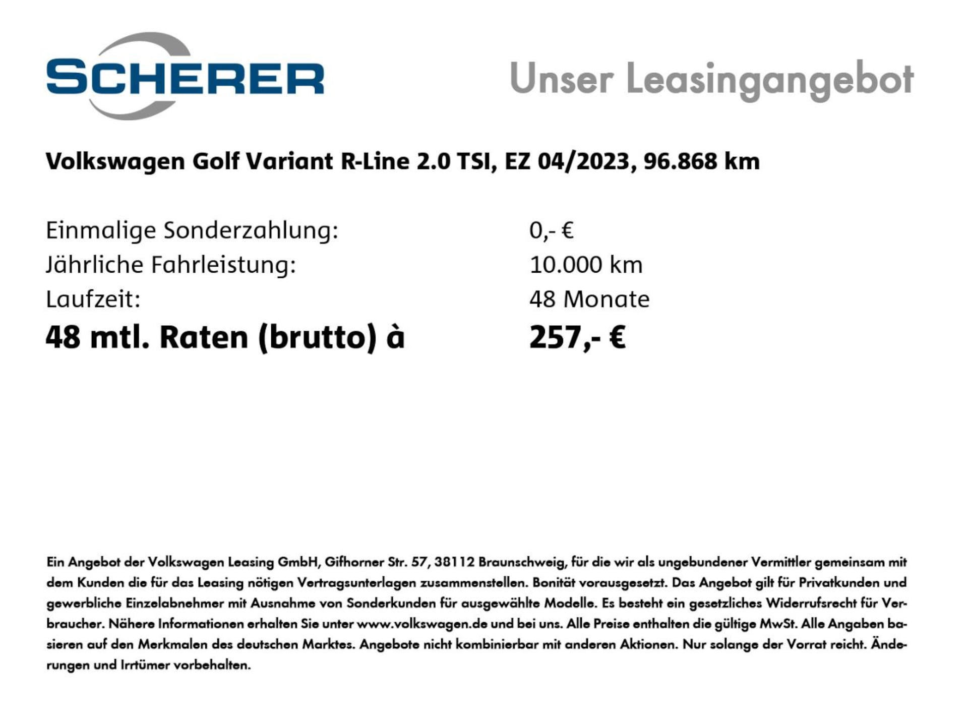 Volkswagen Golf Variant R-Line