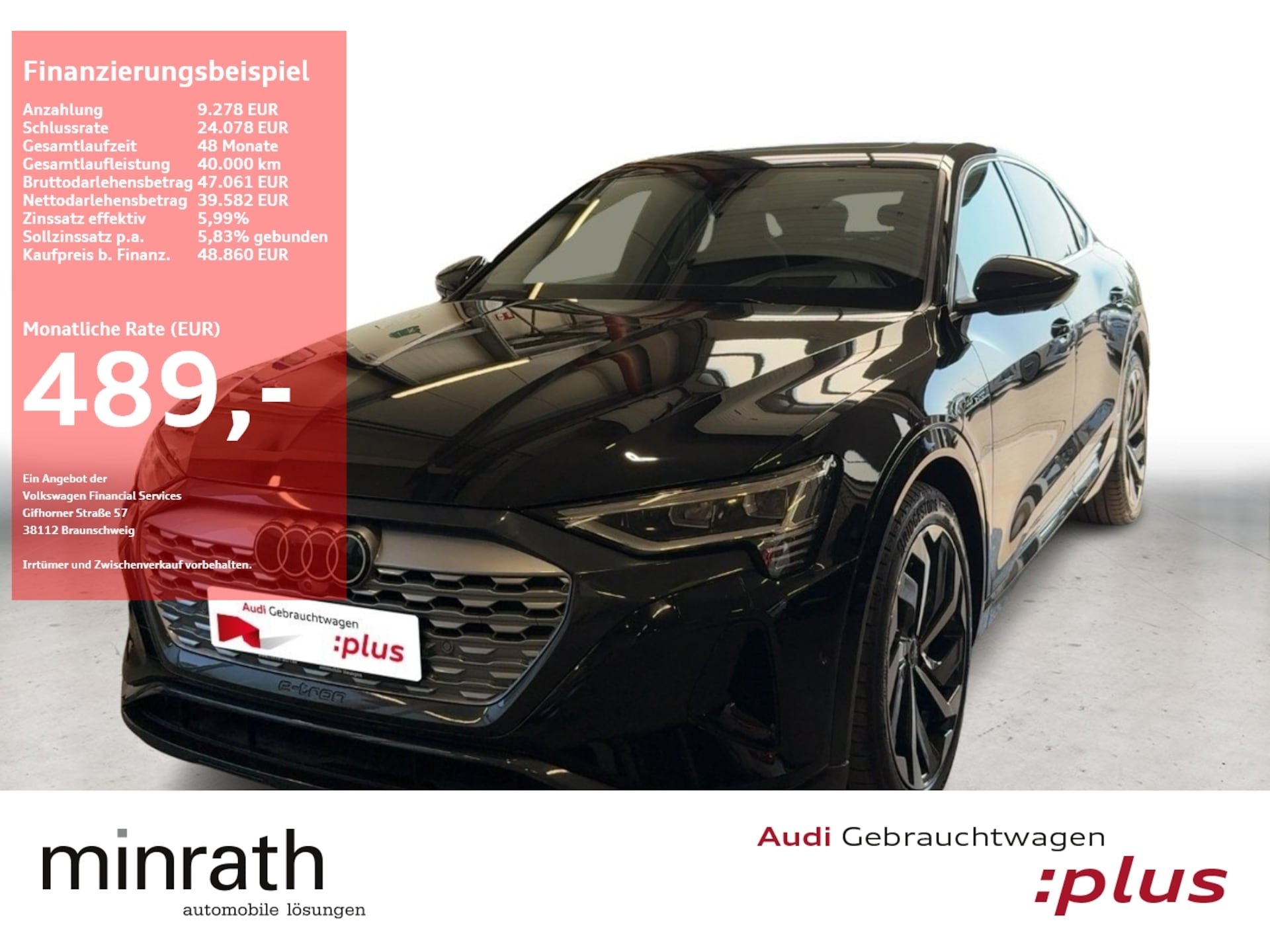 Audi Q8 Sportback e-tron Advanced