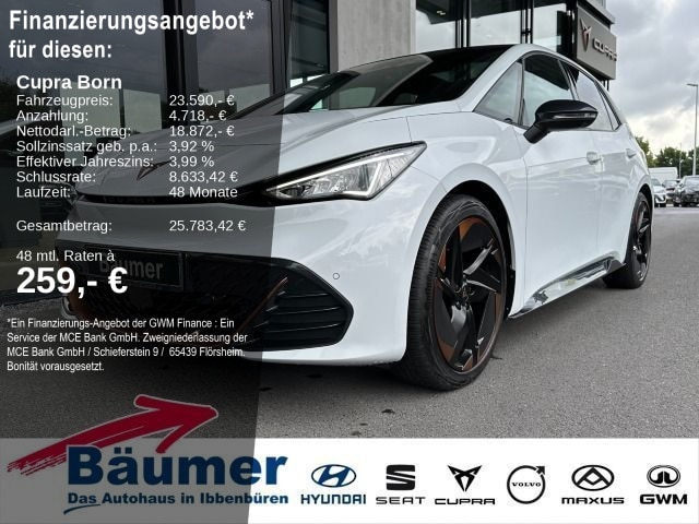 CUPRA Born 58 kWh +Panoramadach +360°CAM +ACC +NAVI (DKT4985670)