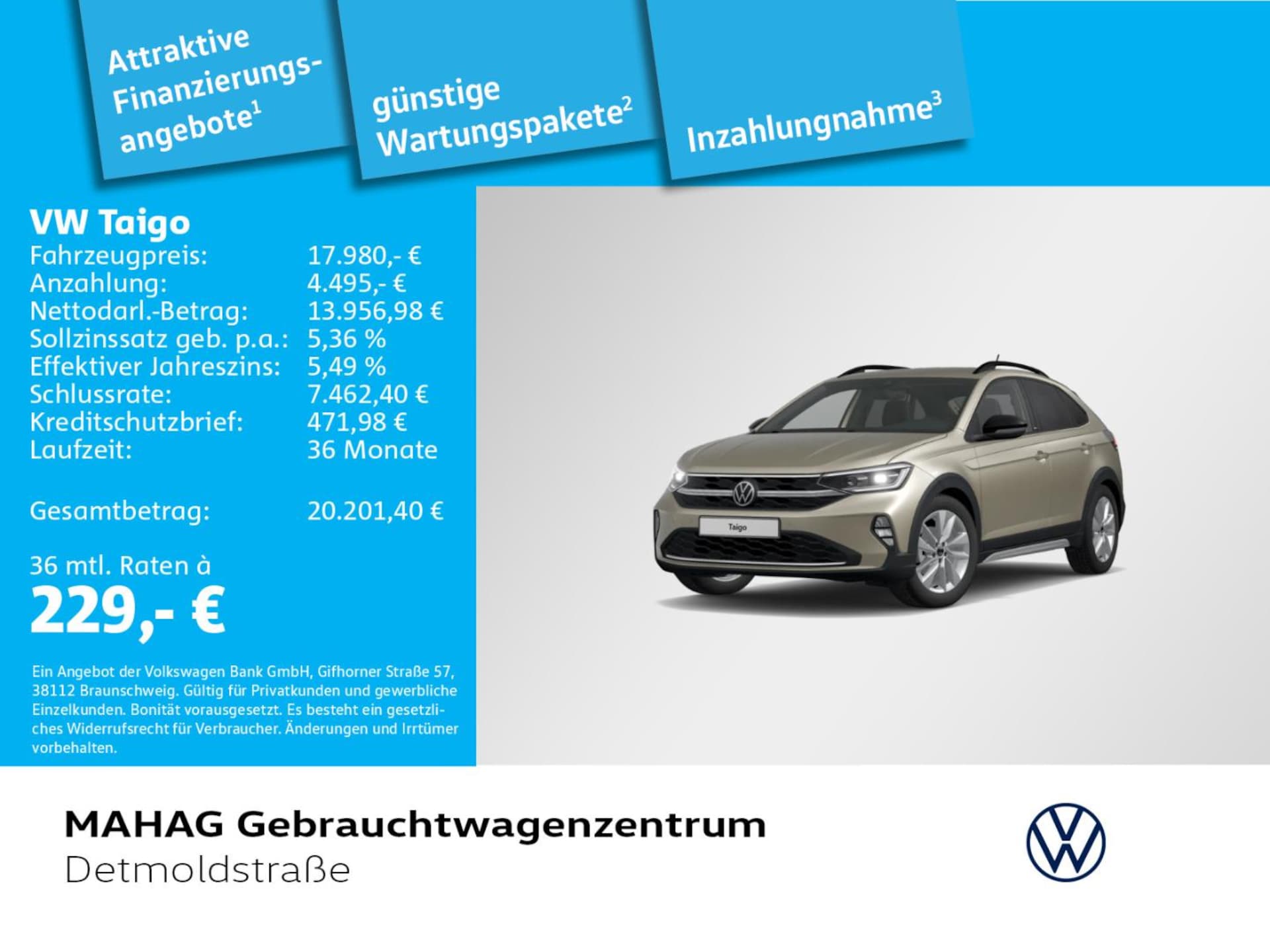 Volkswagen Taigo MOVE