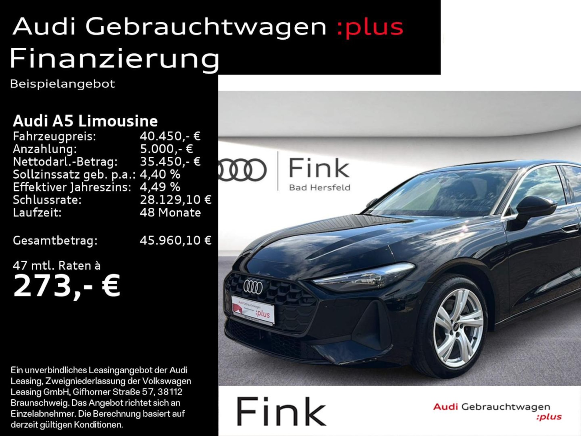 Audi A5 Limousine