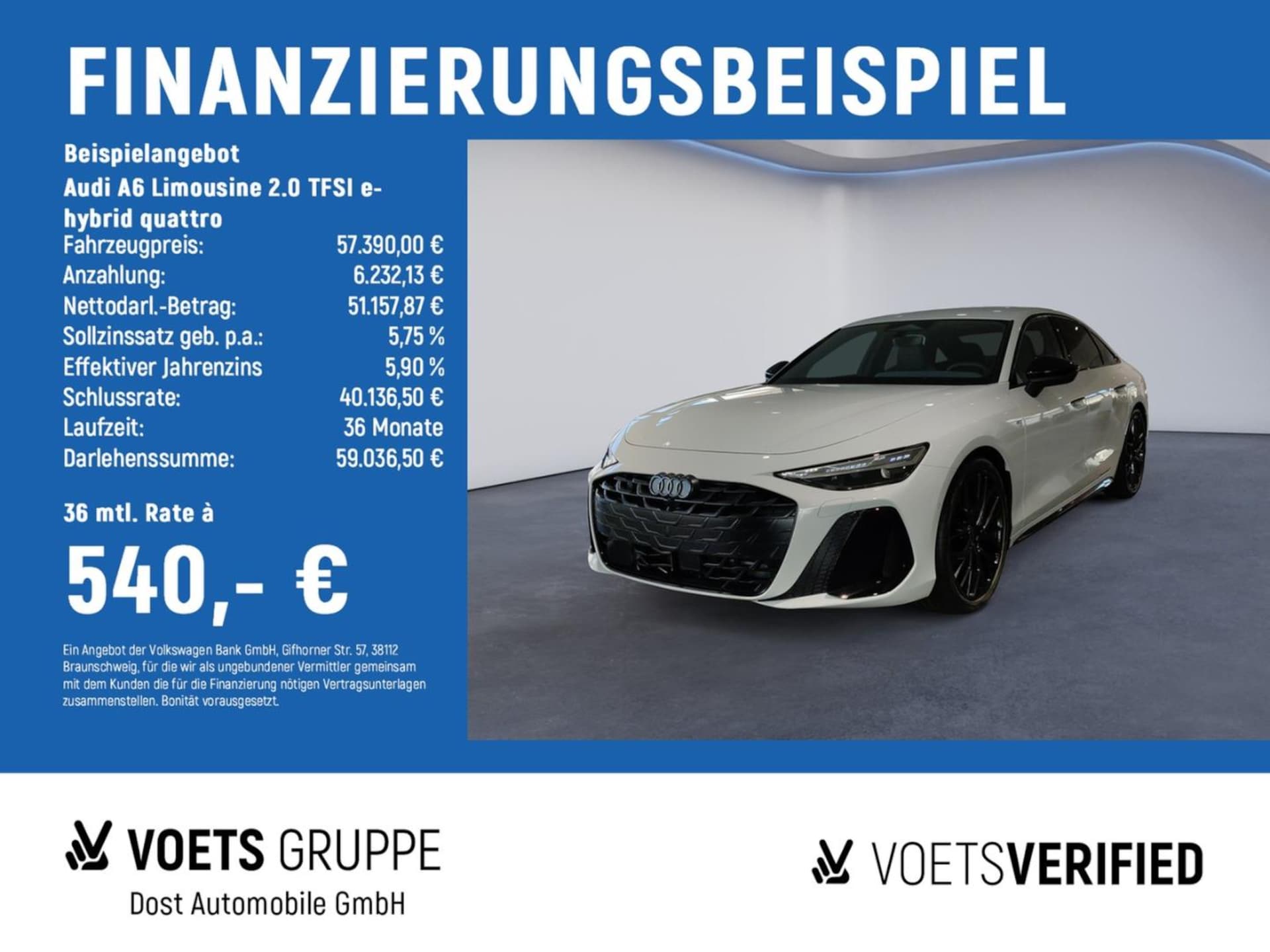 Audi A6 Limousine e-hybrid 2025