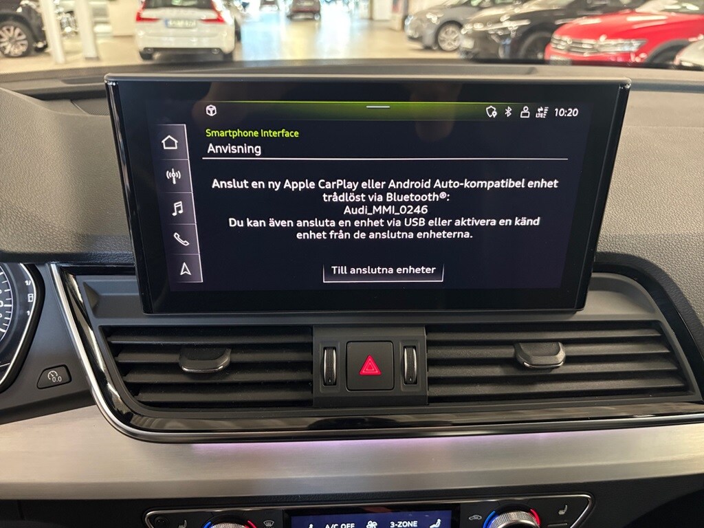 Bild som visar&nbsp;Audi Q5&nbsp;Q5 40 TDI quattro S line 204 hk S tronic - för mer information kontakta din Audi Partner