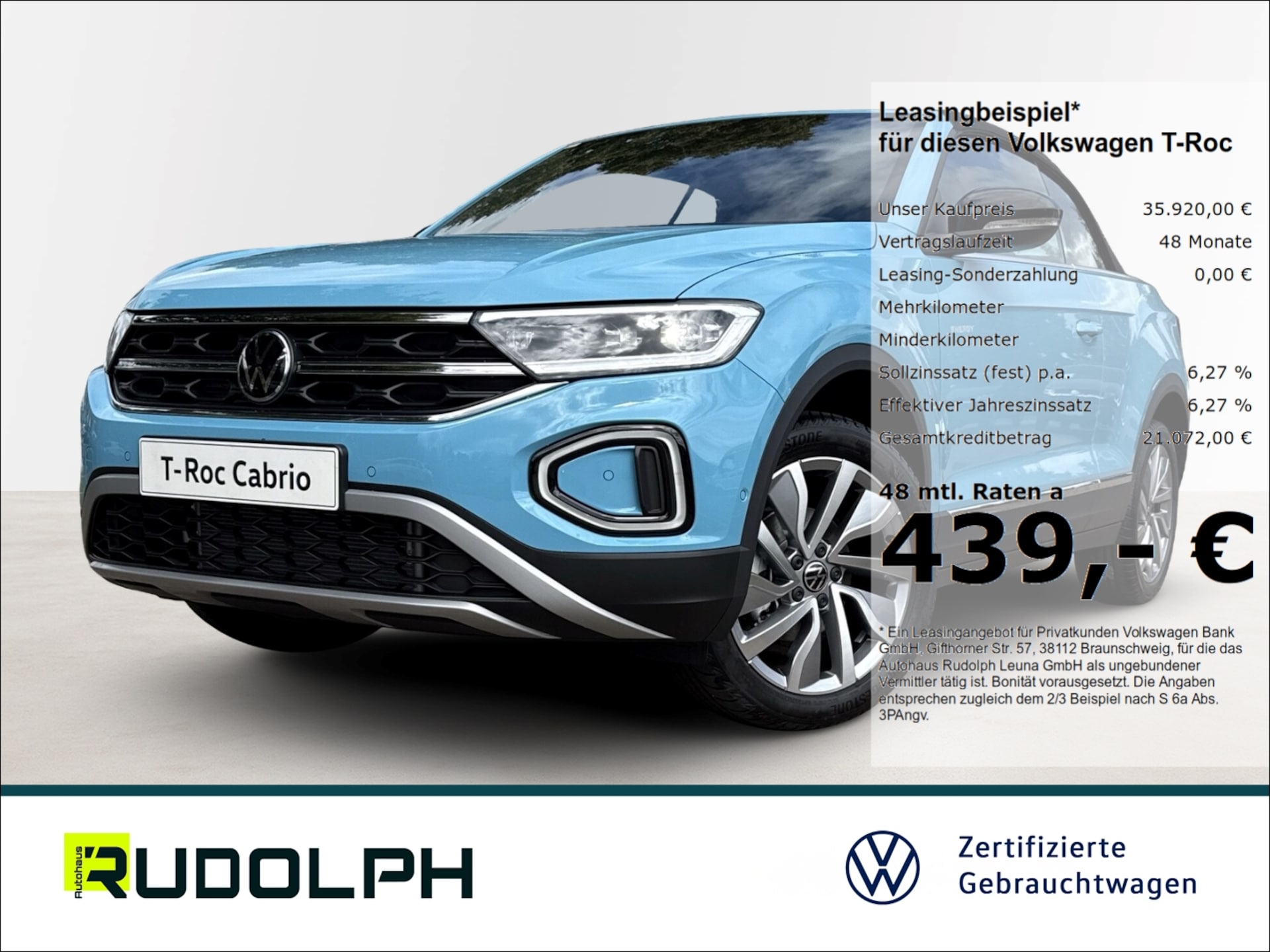 Volkswagen T-Roc Cabriolet ENERGY