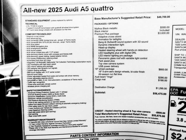 2025 Audi A5 Premium Plus - Photo 31