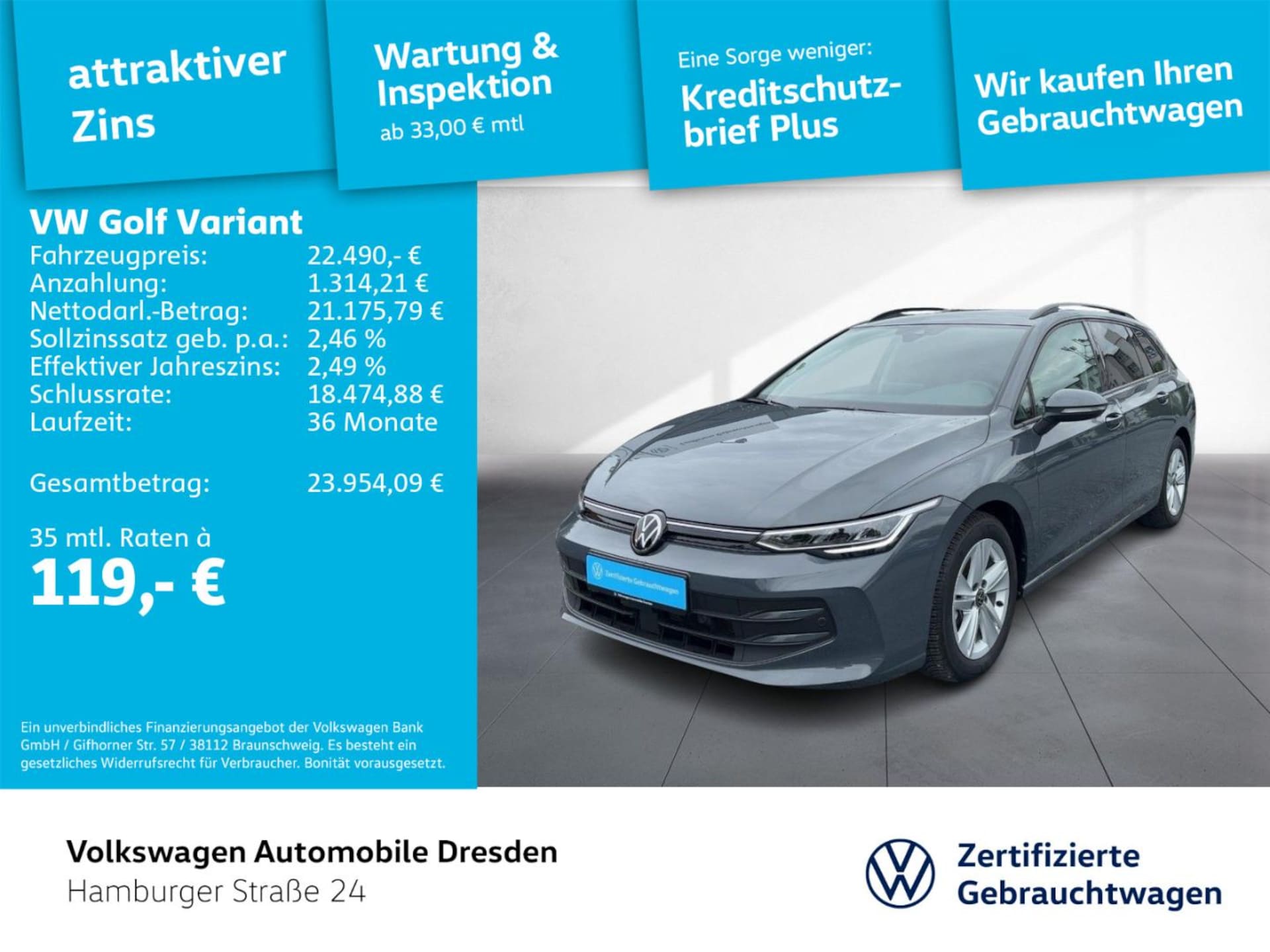 Volkswagen Golf Variant Life