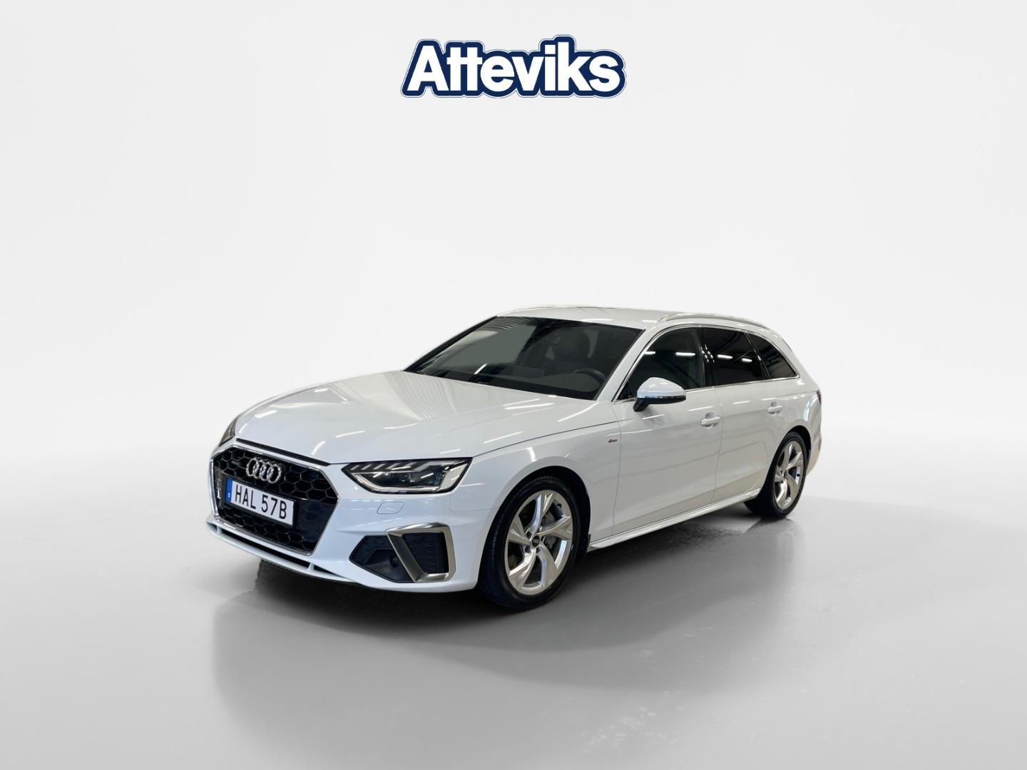 Bild som visar&nbsp;Audi A4 Avant&nbsp;A4 Avant 40 TFSI quattro S line 204 hk S tronic - för mer information kontakta din Audi Partner