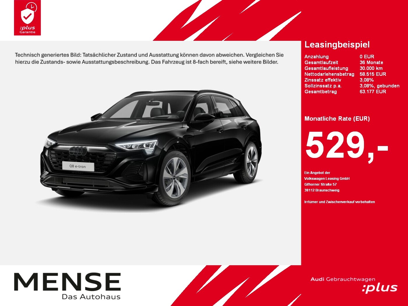 Image about Audi Q8 e-tron S line 50 e-tron quattro