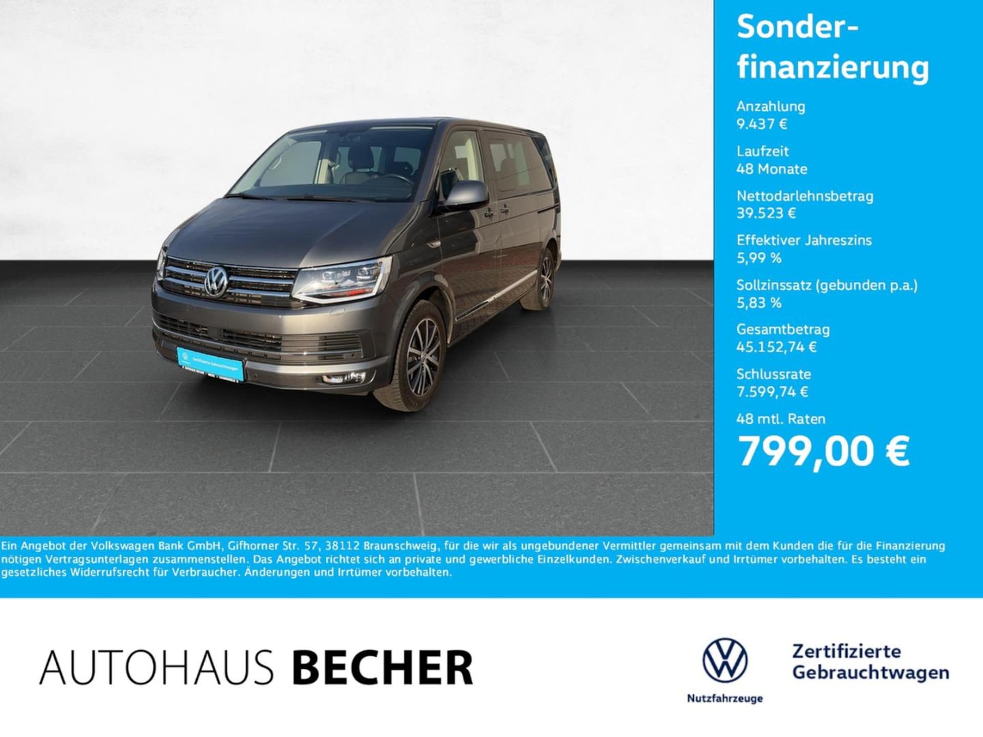 Volkswagen T6 Multivan Highline