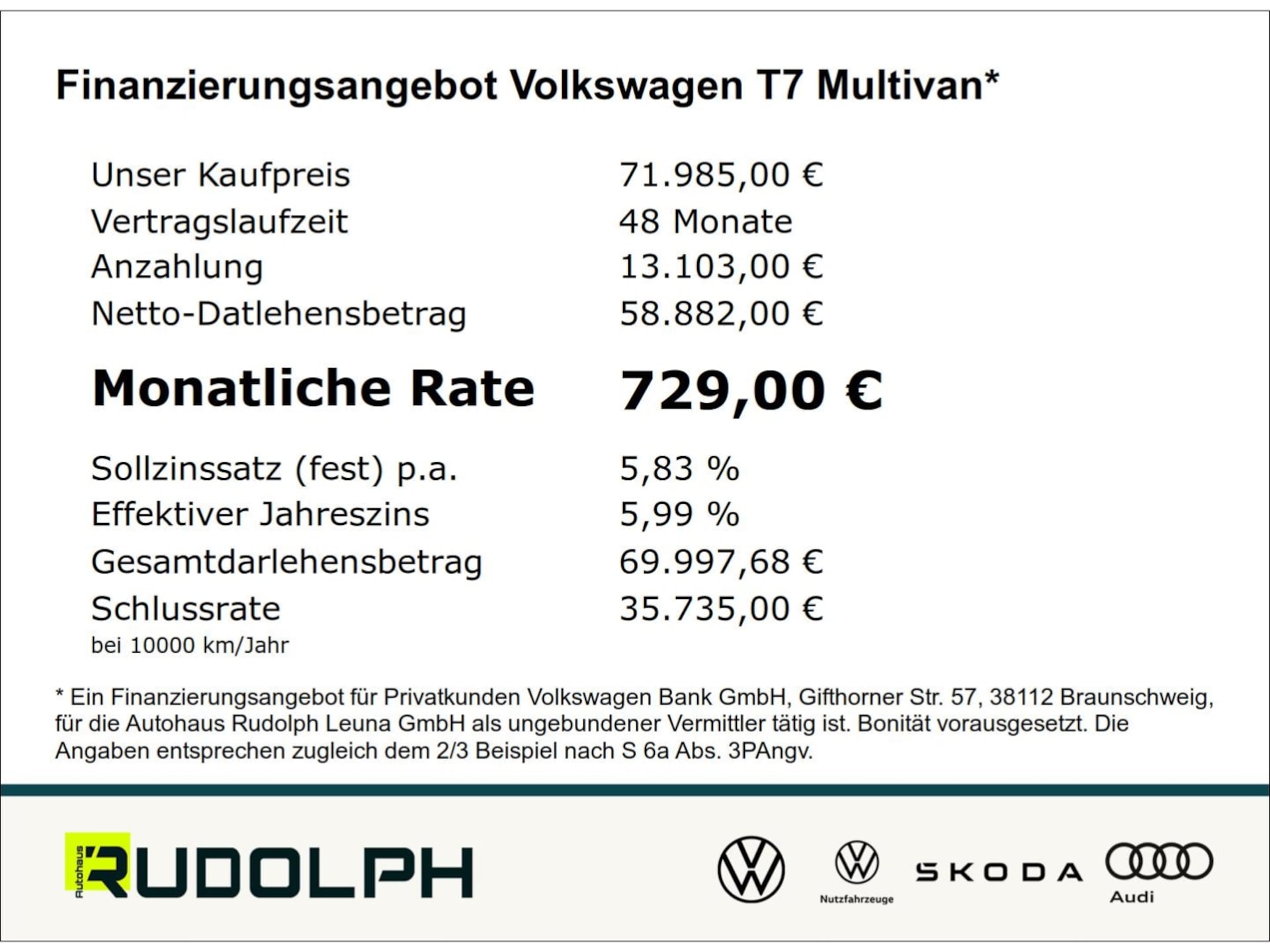 Volkswagen Multivan Langversion Life