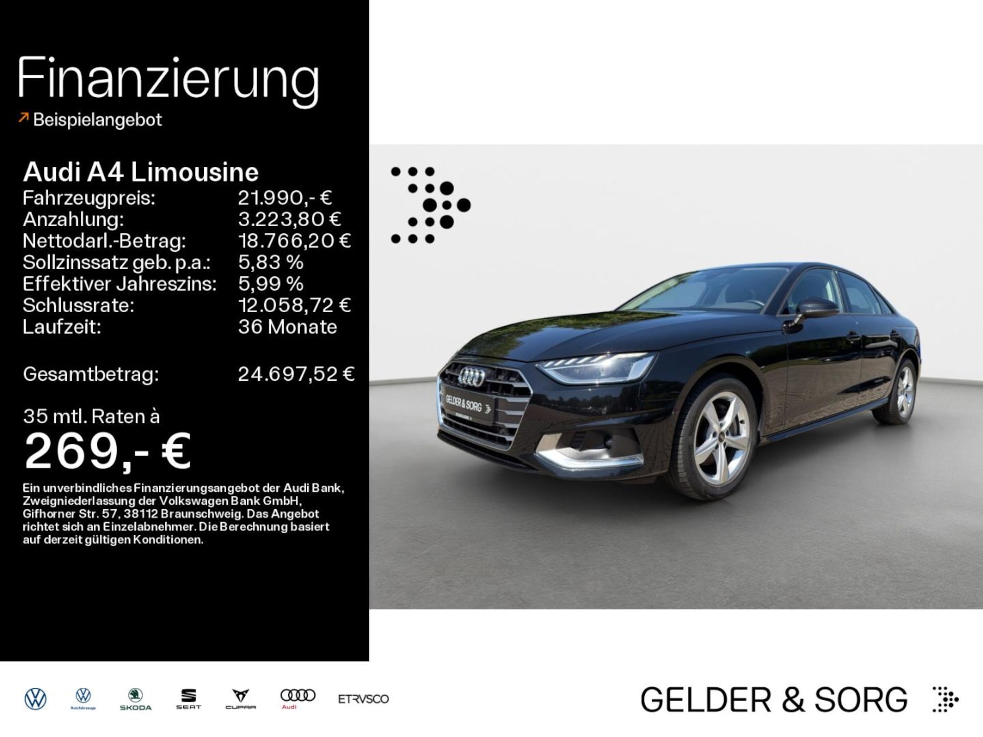 Audi A4 Limousine Advanced