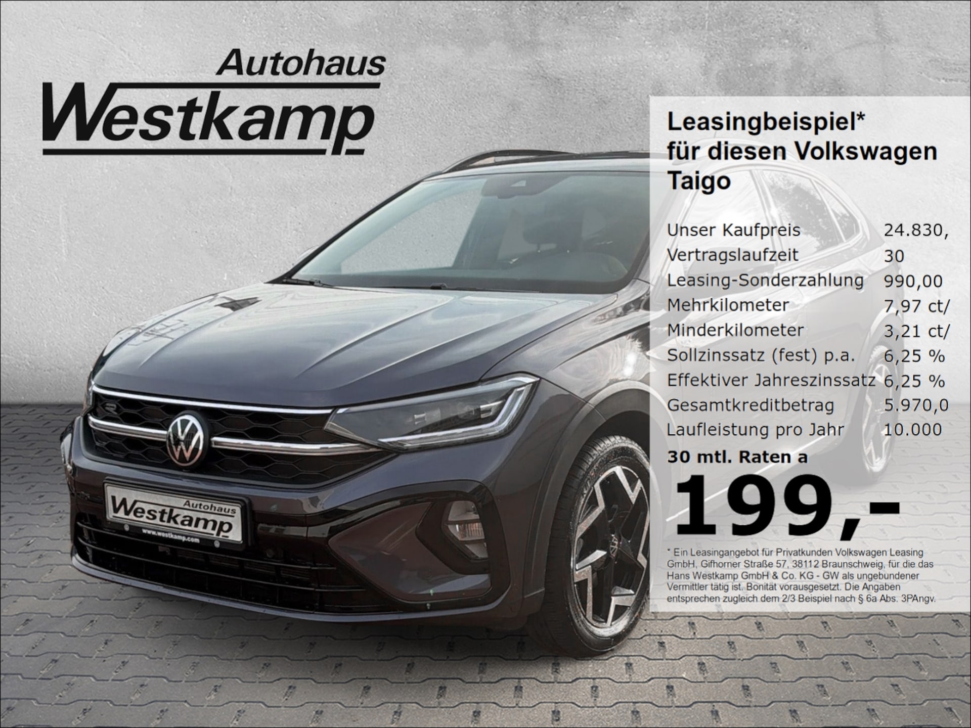 Volkswagen Taigo 2026 — R-Line 1,0 TSI DSG Kamera Ganzj.Reifen