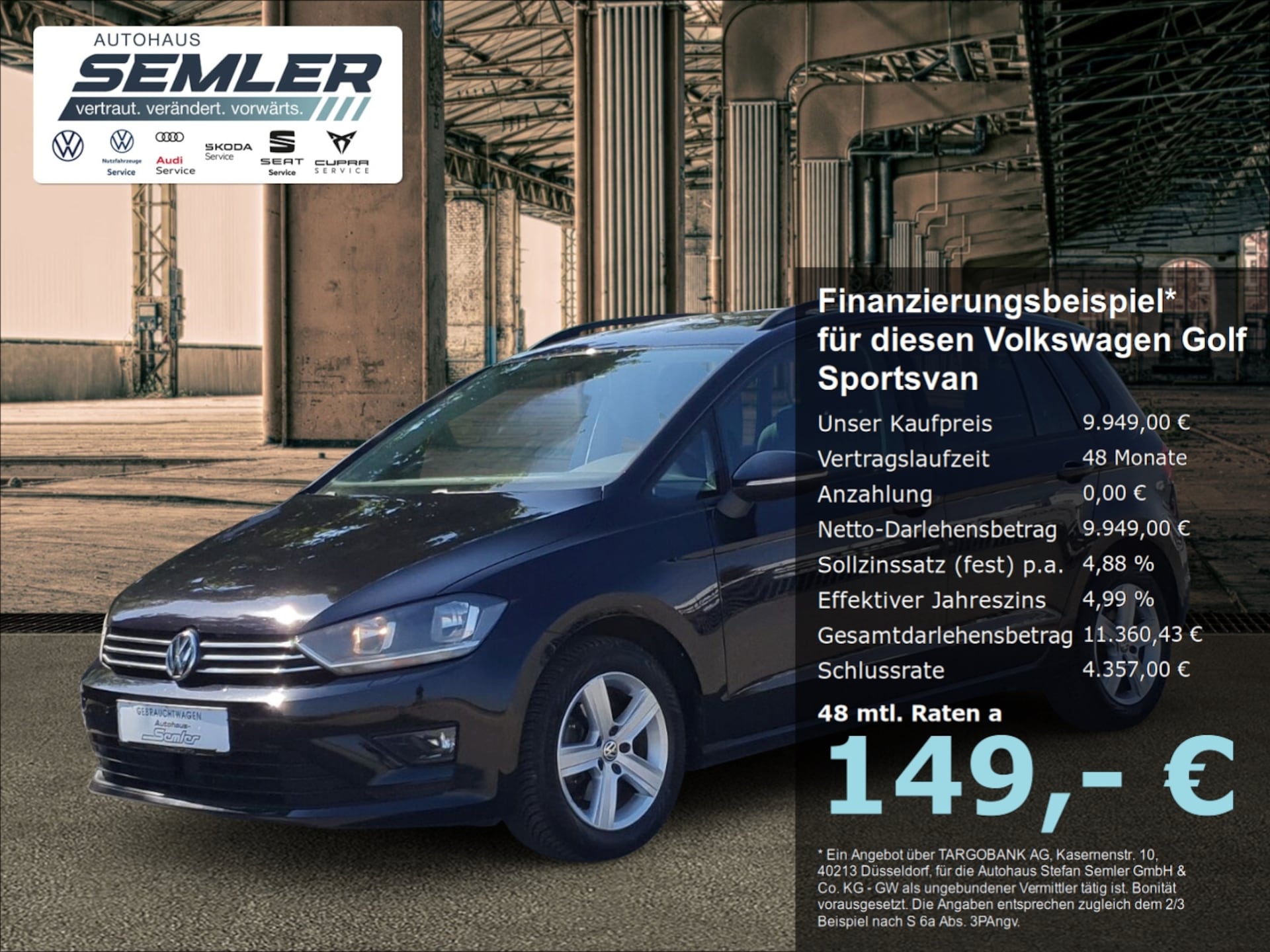 Volkswagen Golf Sportsvan Comfortline