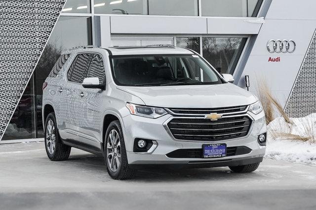 Used 2021 Chevrolet Traverse Premier with VIN 1GNEVKKW8MJ162289 for sale in Saint Charles, IL
