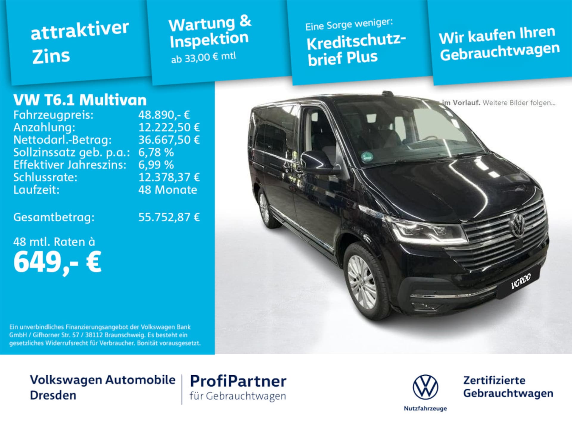 Volkswagen T6.1 Multivan Comfortline