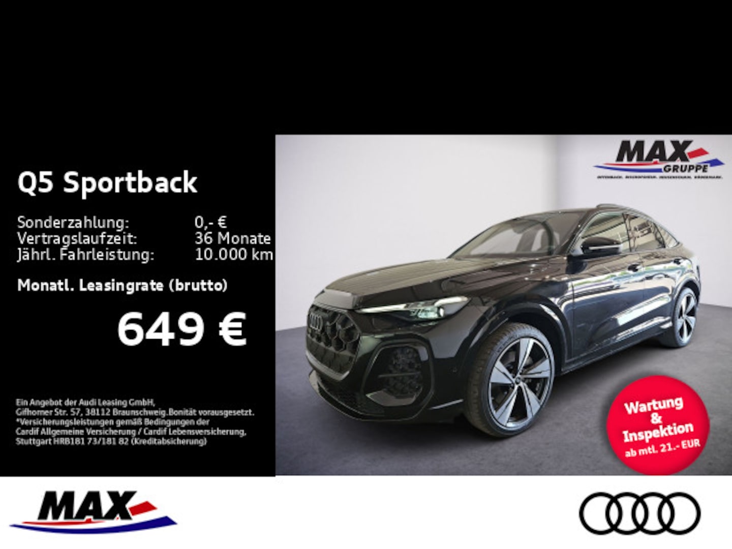 Bild über Audi Q5 Sportback TDI quattro 150 kW S tronic - für weitere Informationen kontaktieren Sie den Audi Partner