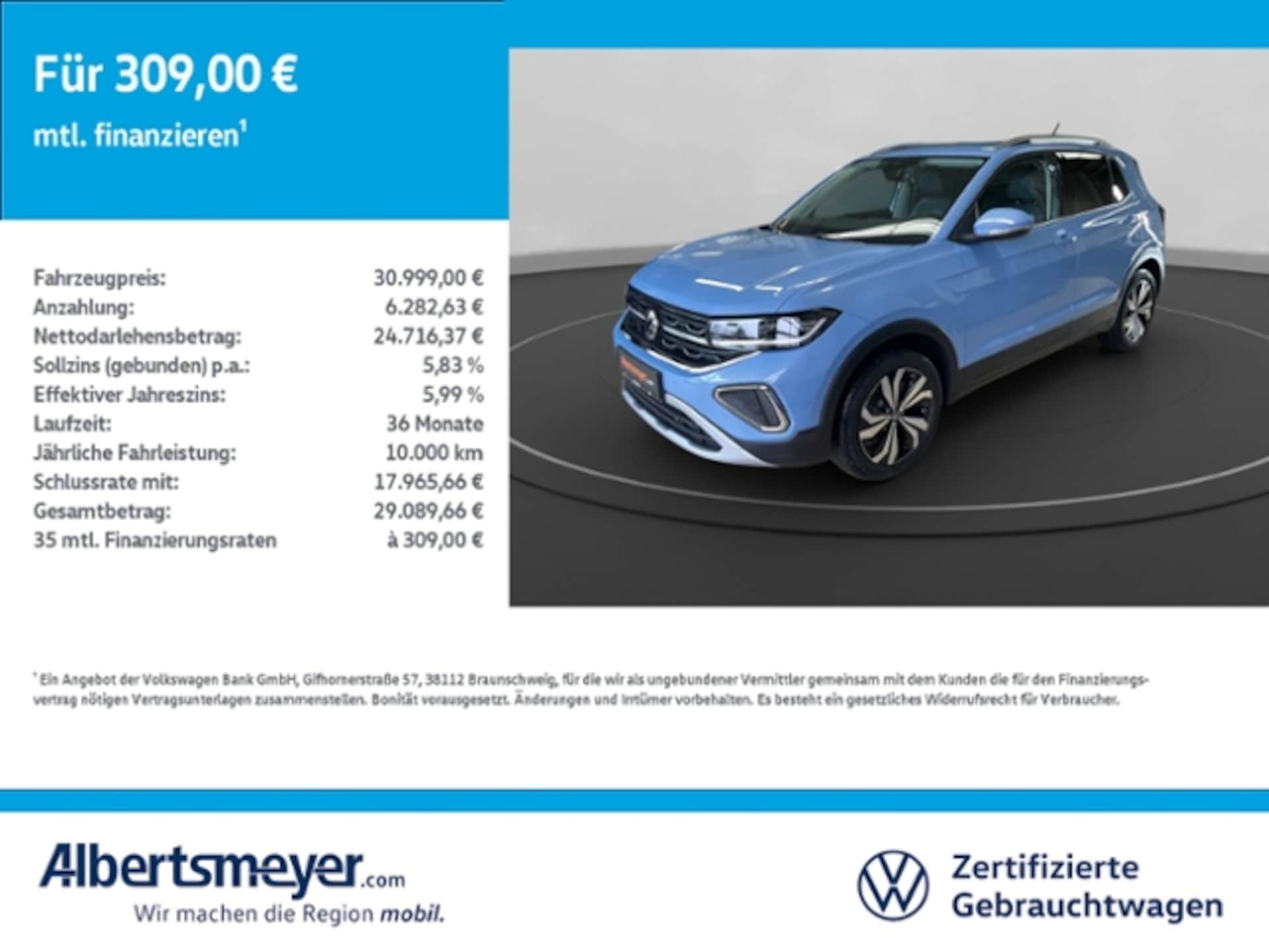 Volkswagen T-Cross Style