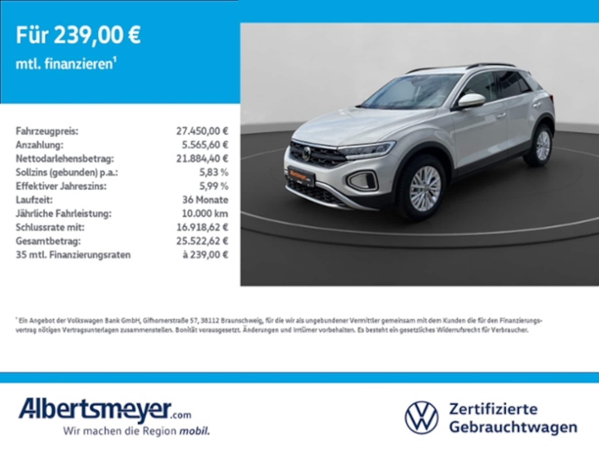 Volkswagen T-Roc Life