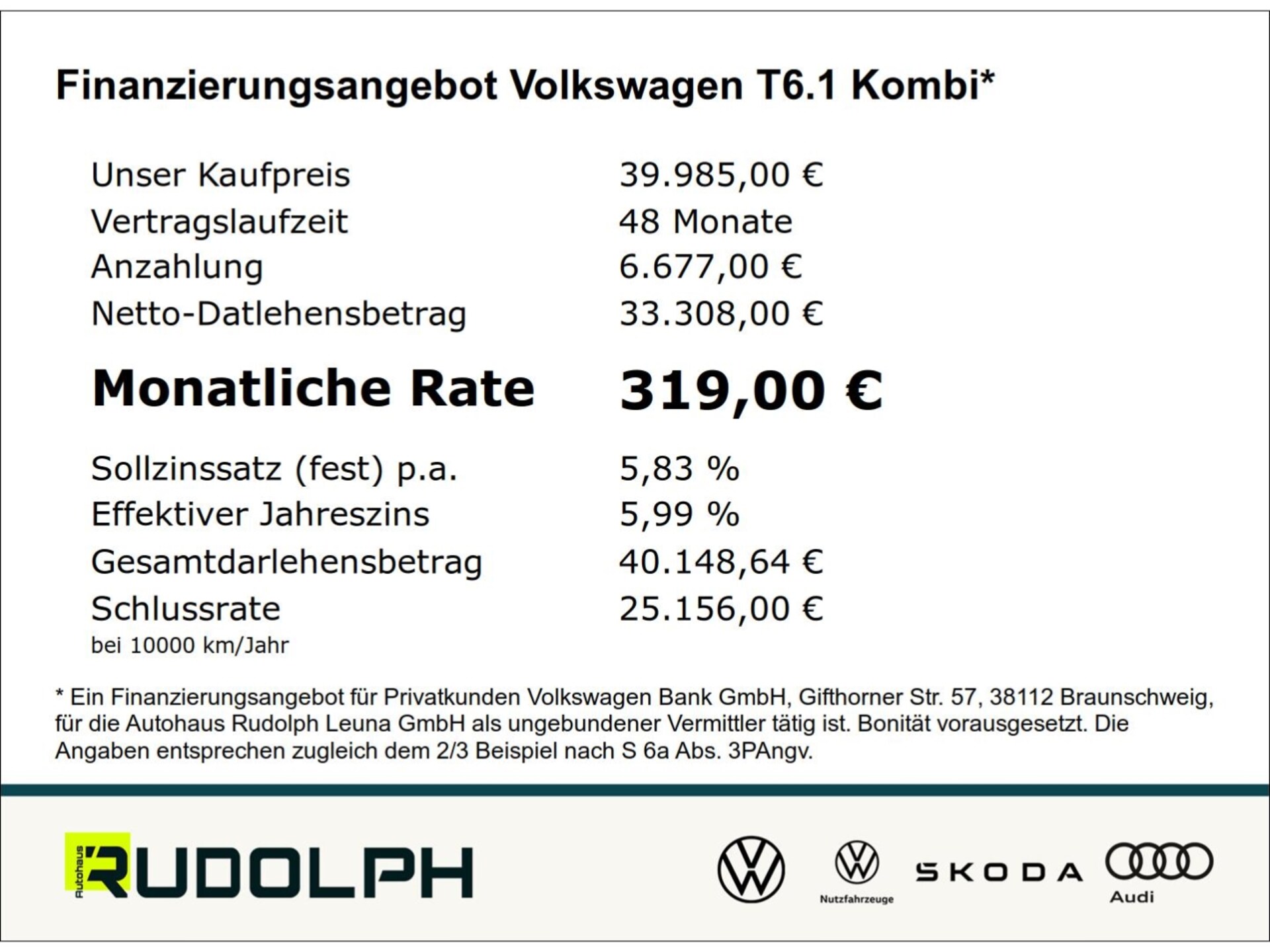 Volkswagen T6.1 Transporter Kombi langer Radstand