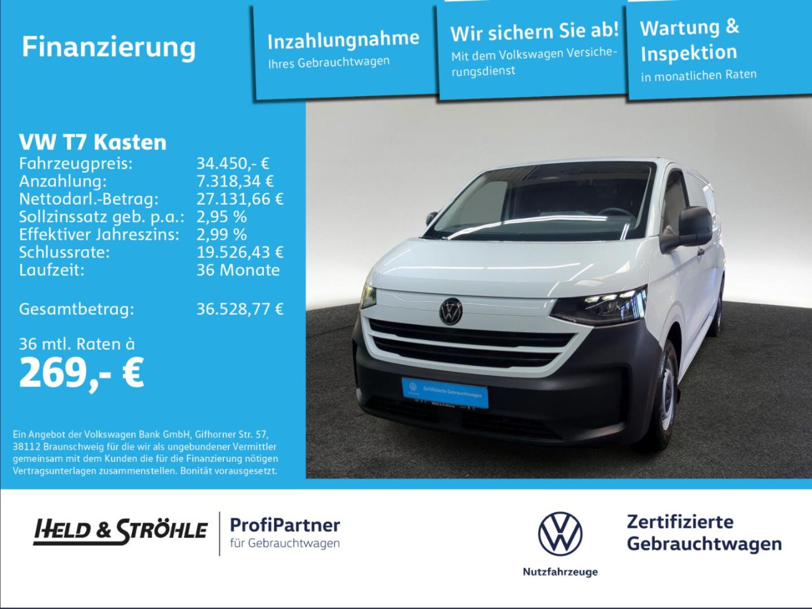 Volkswagen Transporter Kasten langer Radstand