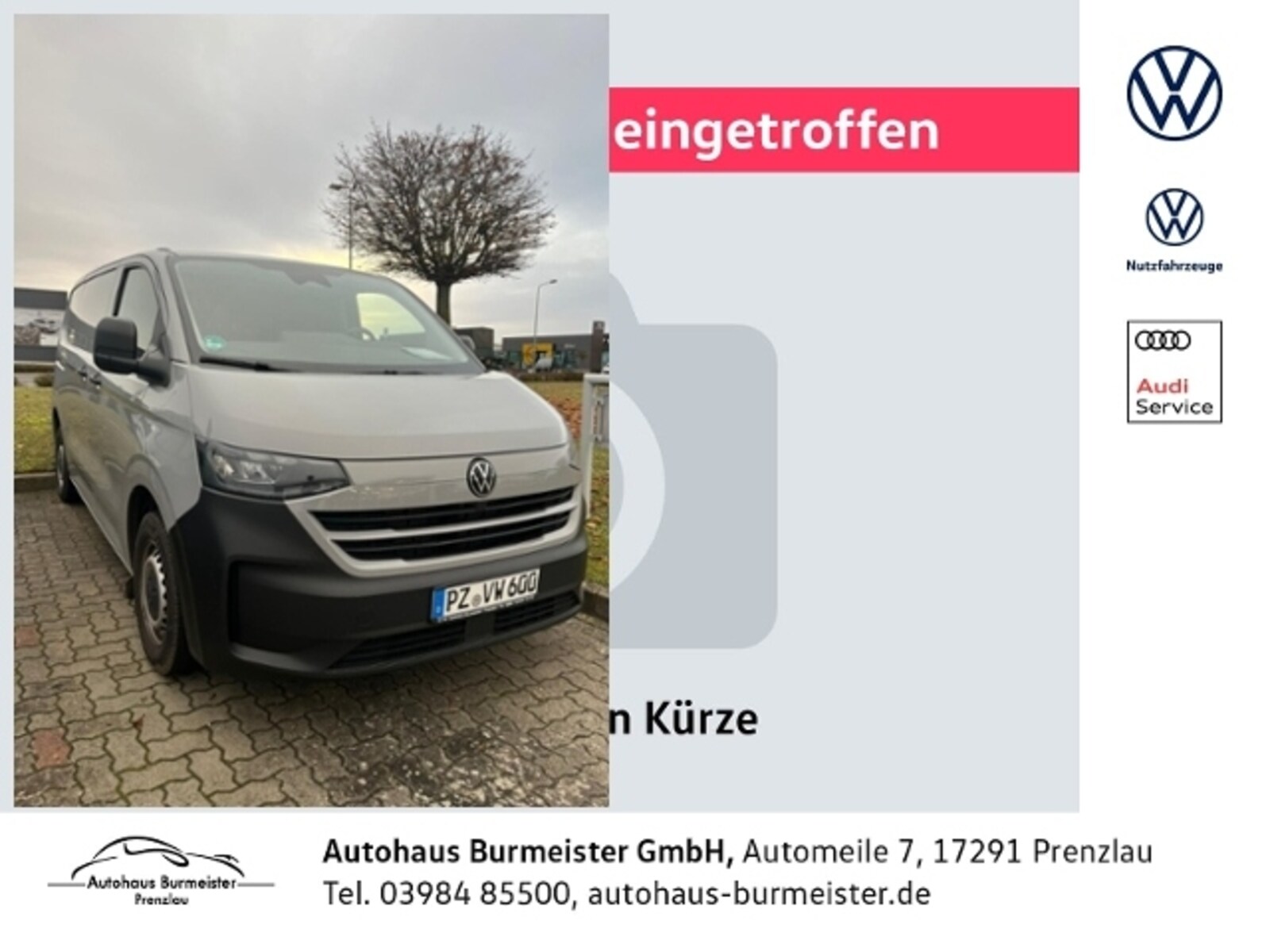 Volkswagen Transporter Kasten kurzer Radstand