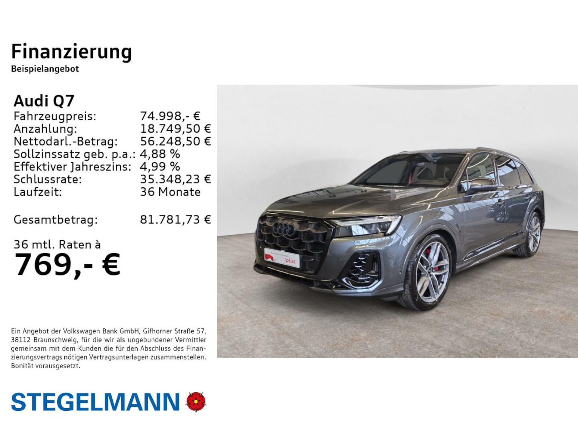 Audi Q7 SUV S line