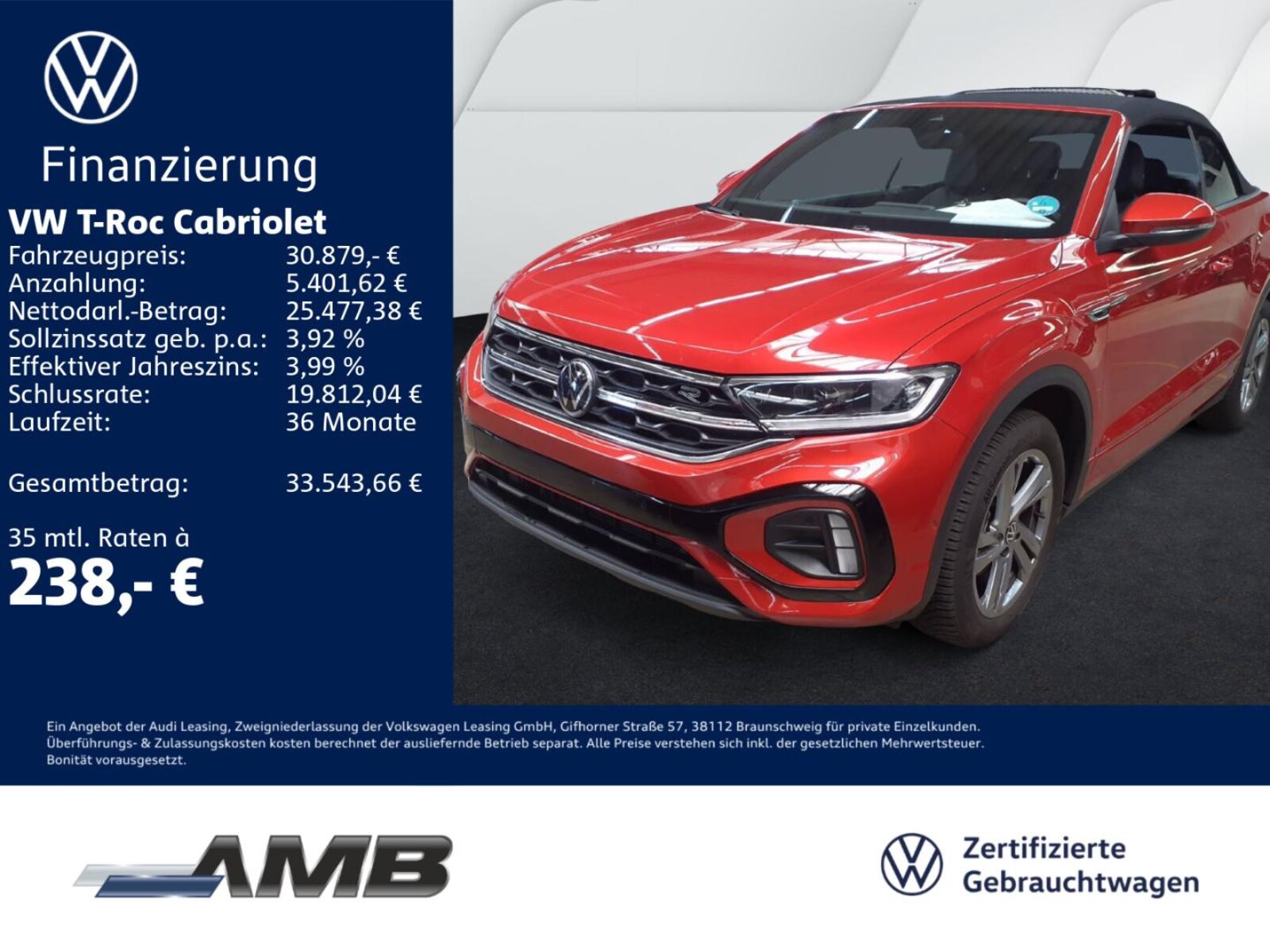 Volkswagen T-Roc Cabriolet